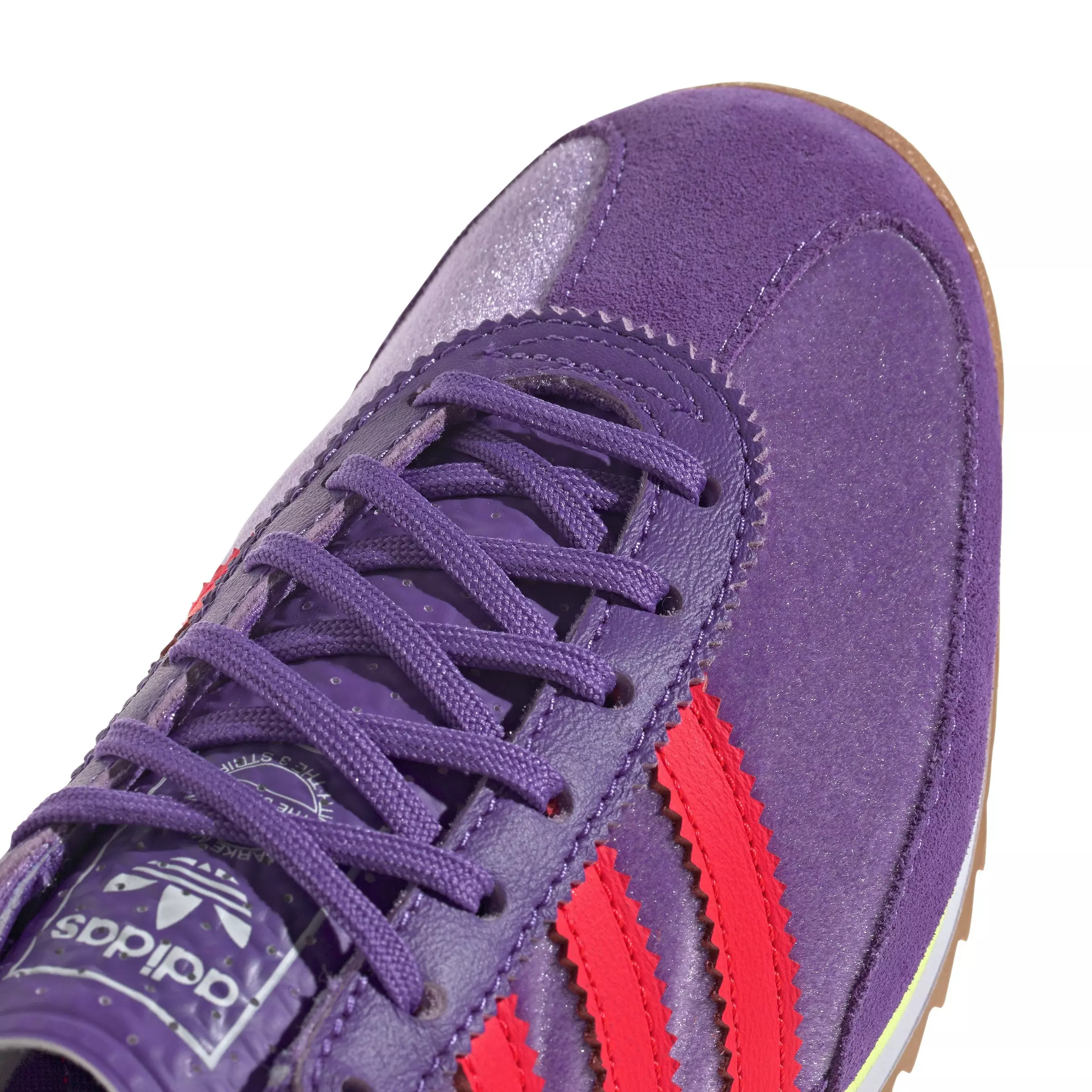 adidas Originals SL 72 OG "Active Purple/Solar Red/Ftwr White" Women's Shoe - PURPLE/RED/WHITE