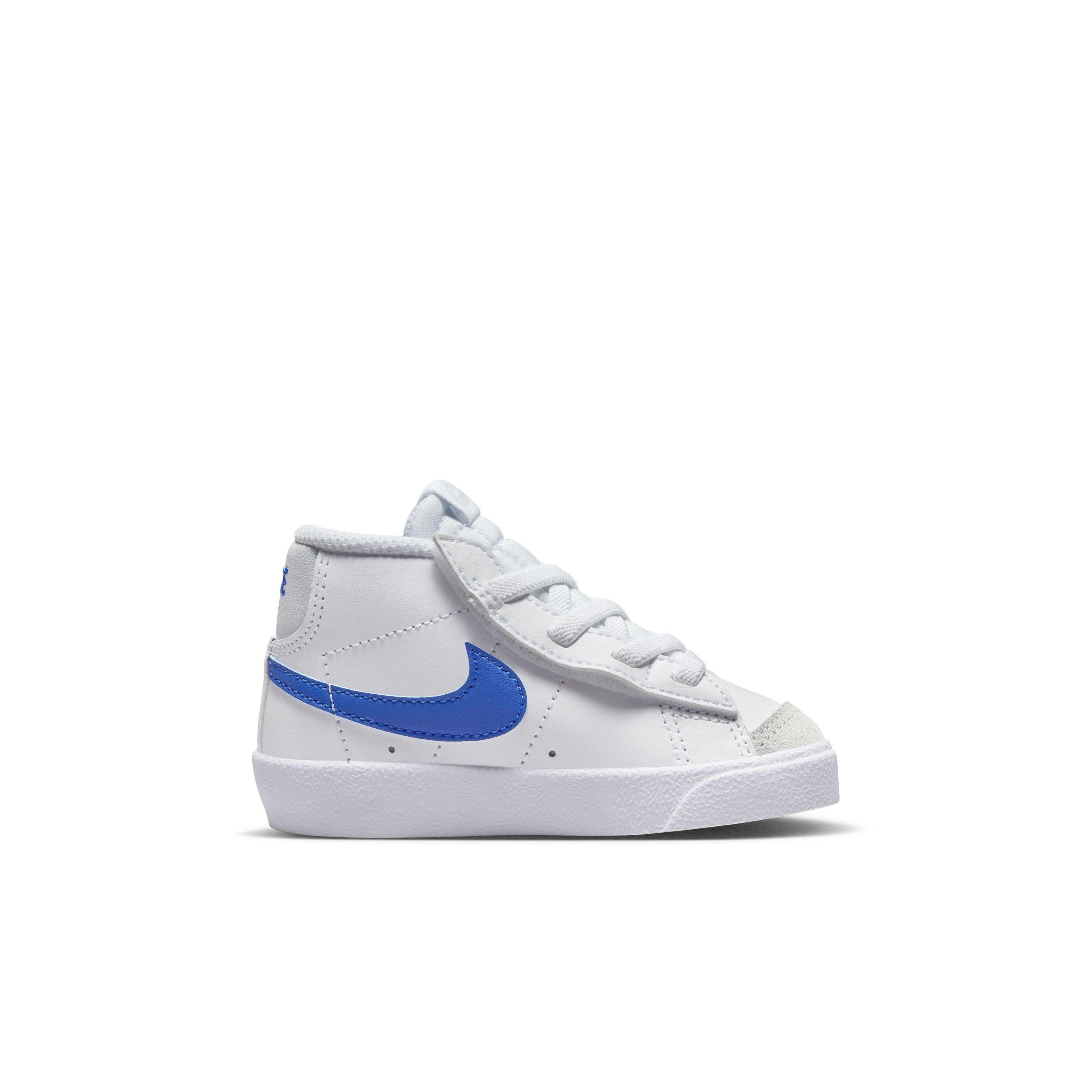Nike Blazer Mid '77 "White/Pure Platinum/Game Royal" Infant Boys' Shoe - WHITE/PLATINUM/ROYAL Thumbnail View 1