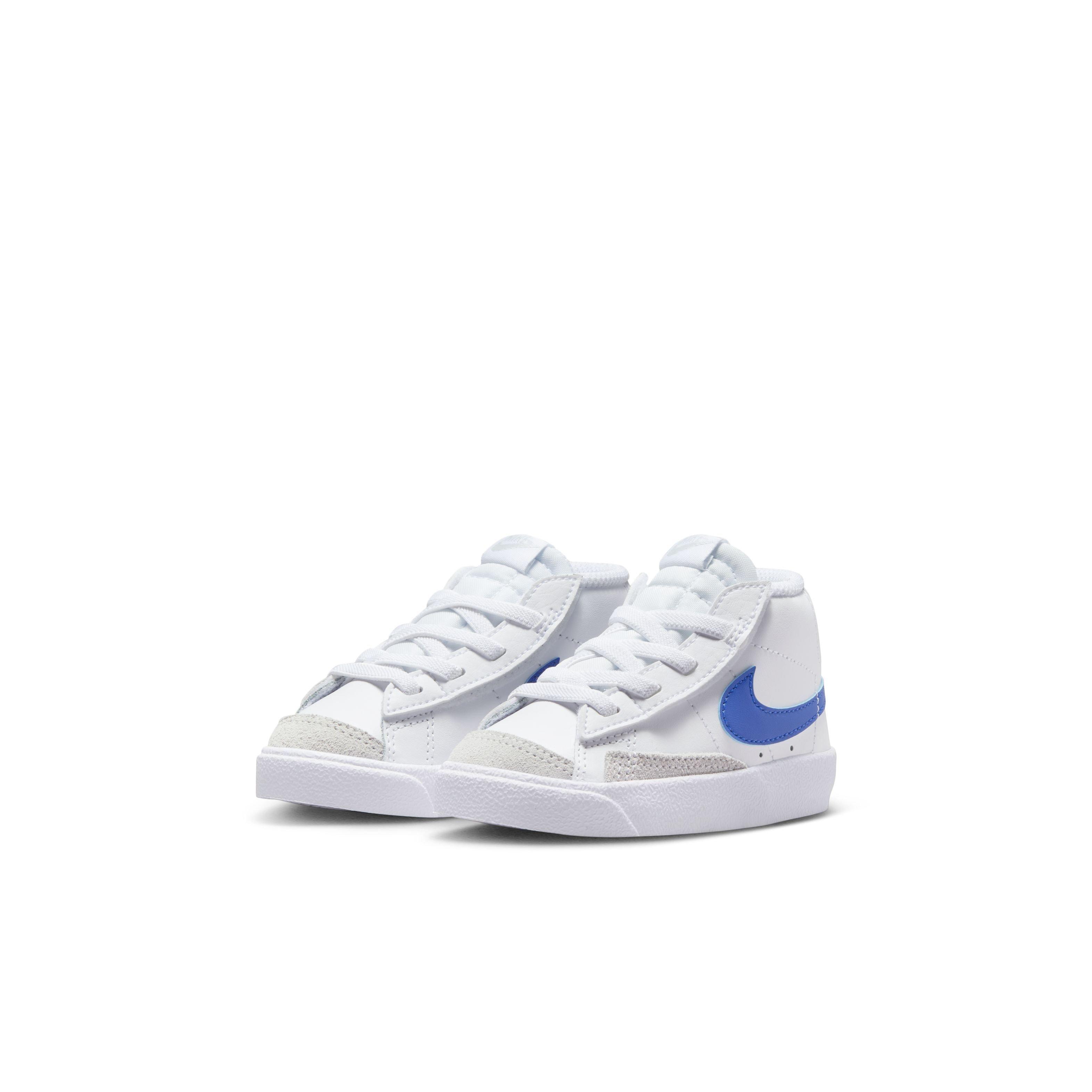 Nike Blazer Mid '77 "White/Pure Platinum/Game Royal" Infant Boys' Shoe - WHITE/PLATINUM/ROYAL Thumbnail View 3