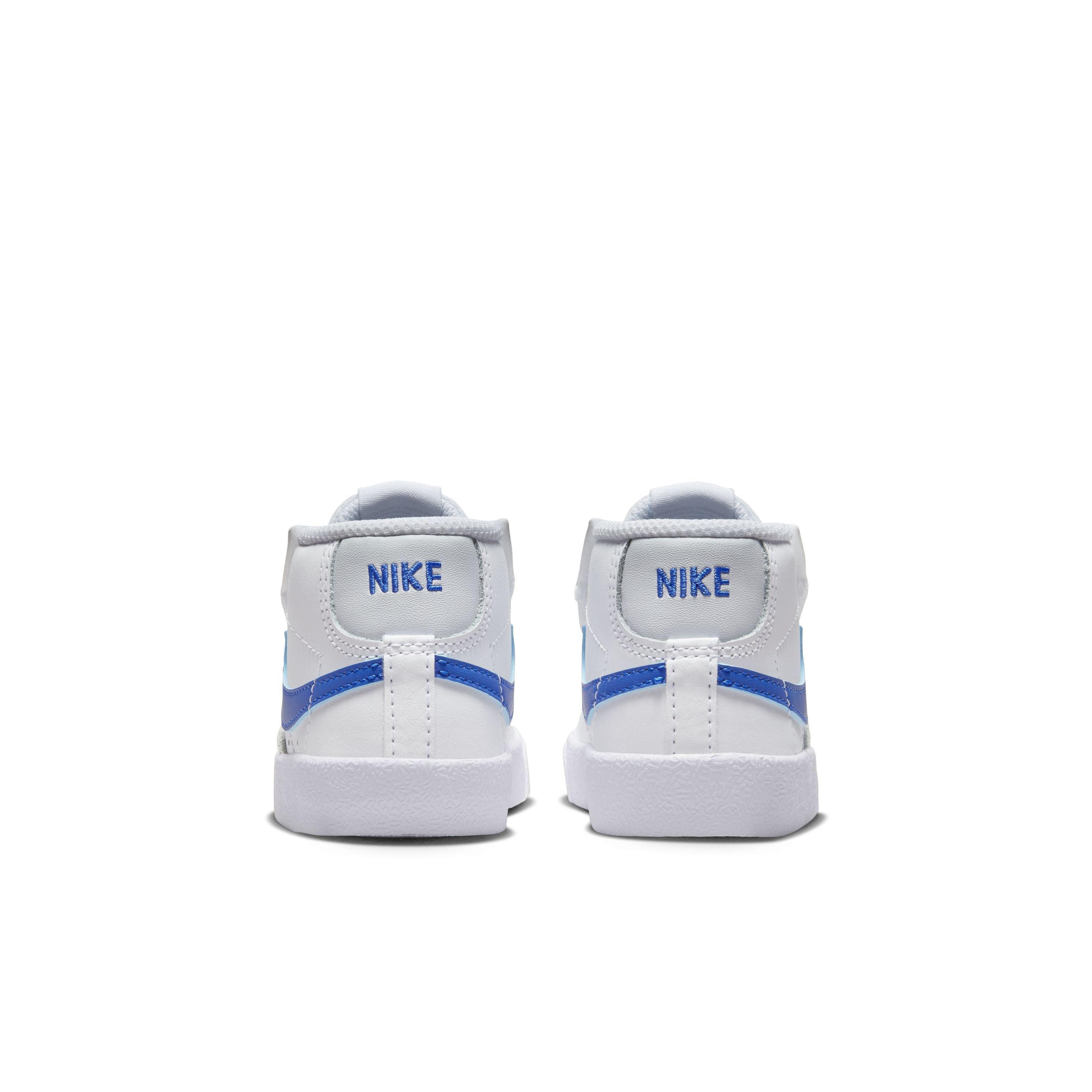Nike Blazer Mid '77 "White/Pure Platinum/Game Royal" Infant Boys' Shoe - WHITE/PLATINUM/ROYAL Thumbnail View 5