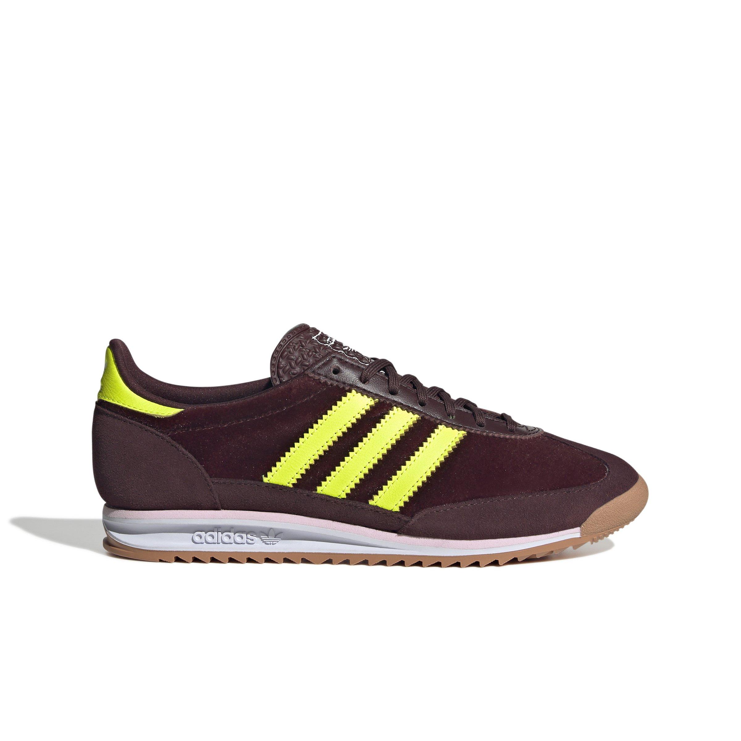 adidas Originals SL 72 OG "Aurora Ruby/Solar Yellow/Gum 2" Women's Shoe - RUBY/YELLOW/GUM Thumbnail View 1