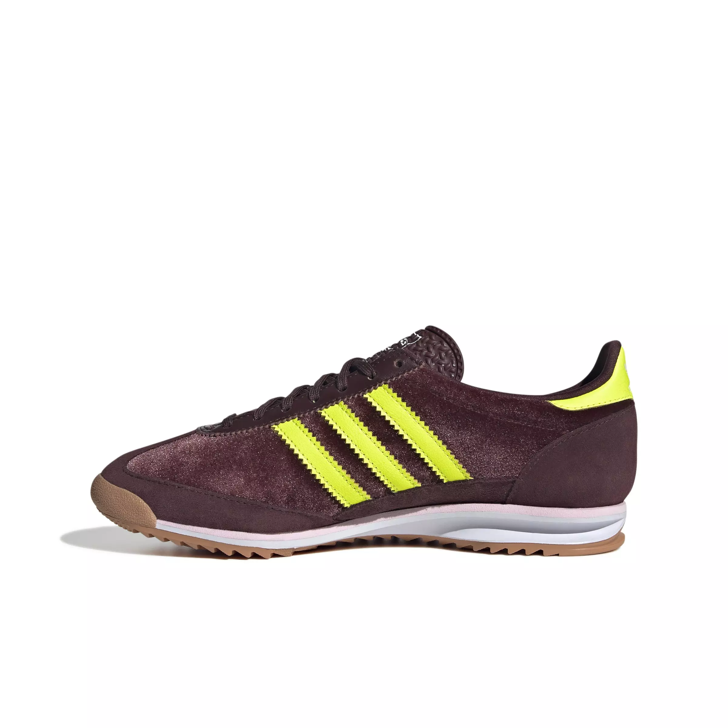 adidas Originals SL 72 OG "Aurora Ruby/Solar Yellow/Gum 2" Women's Shoe - RUBY/YELLOW/GUM