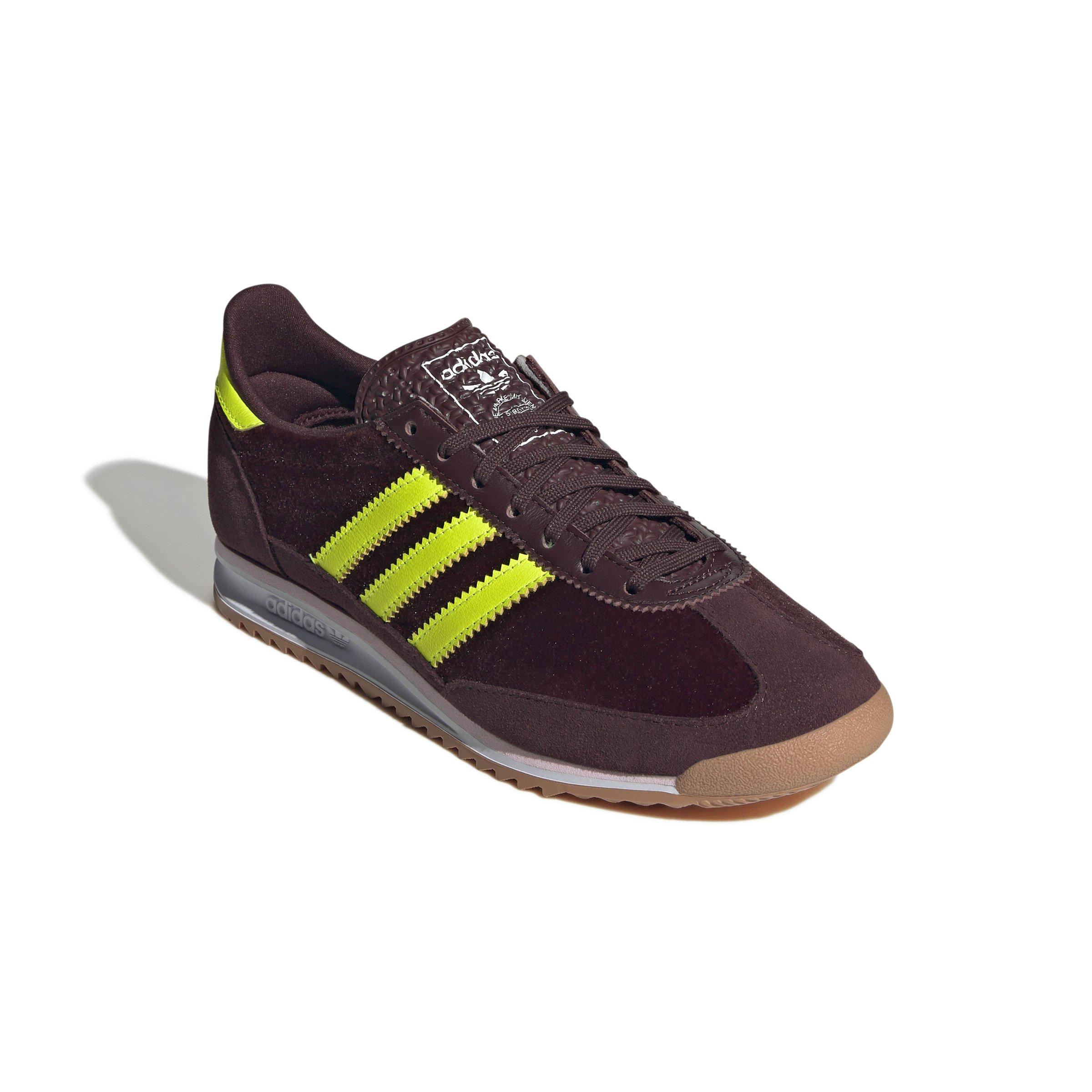 adidas Originals SL 72 OG "Aurora Ruby/Solar Yellow/Gum 2" Women's Shoe - RUBY/YELLOW/GUM Thumbnail View 3