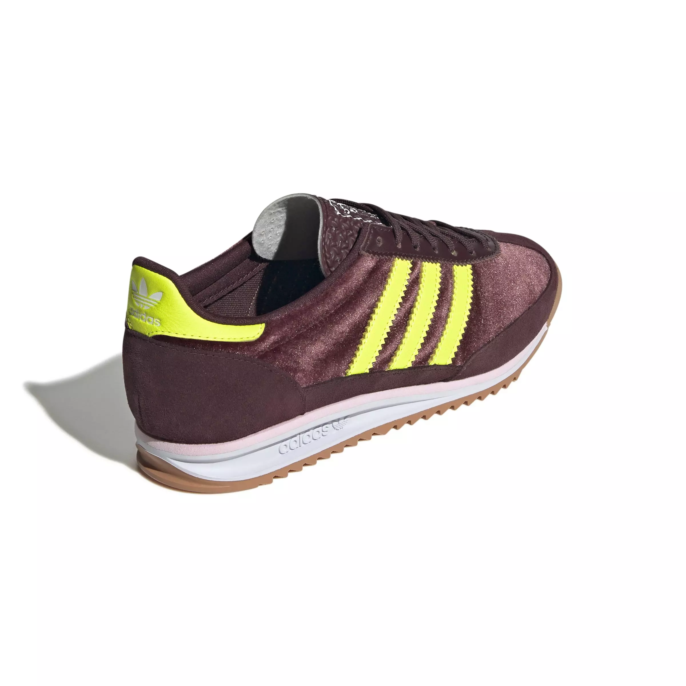 adidas Originals SL 72 OG "Aurora Ruby/Solar Yellow/Gum 2" Women's Shoe - RUBY/YELLOW/GUM