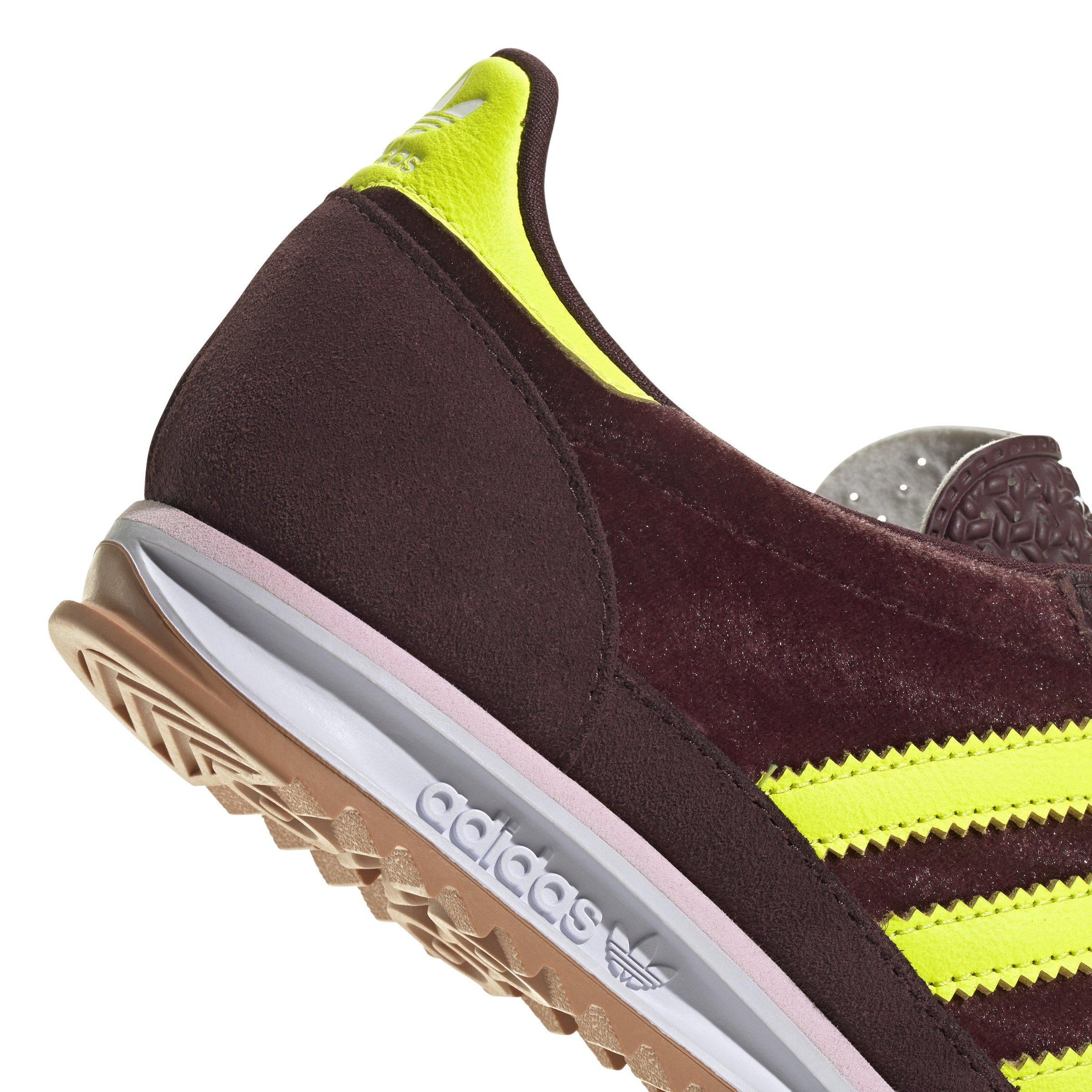 adidas Originals SL 72 OG "Aurora Ruby/Solar Yellow/Gum 2" Women's Shoe - RUBY/YELLOW/GUM Thumbnail View 7