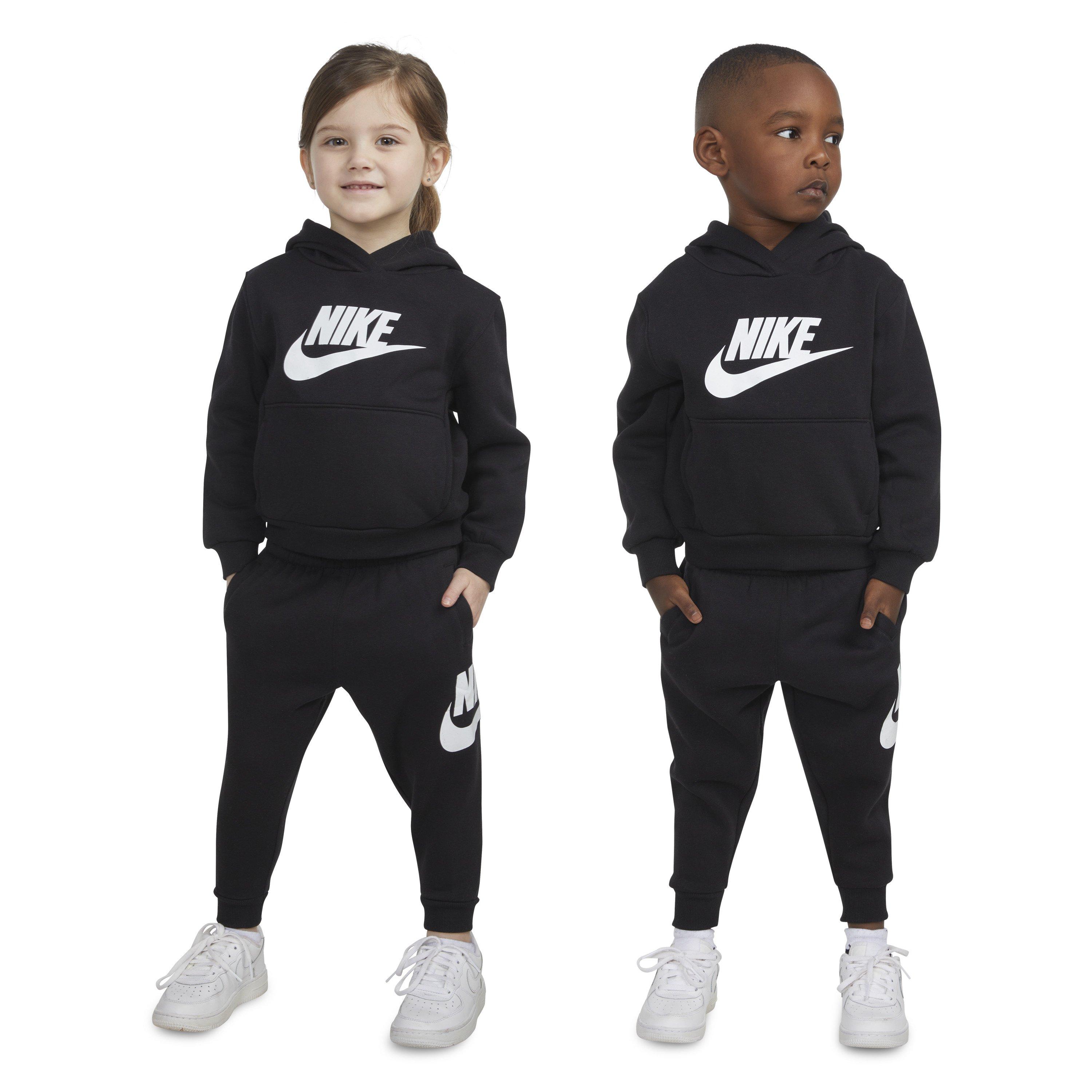 Nike Toddler Sportswear Club HBR Fleece Jogger Pants - Black - BLACK Thumbnail View 8