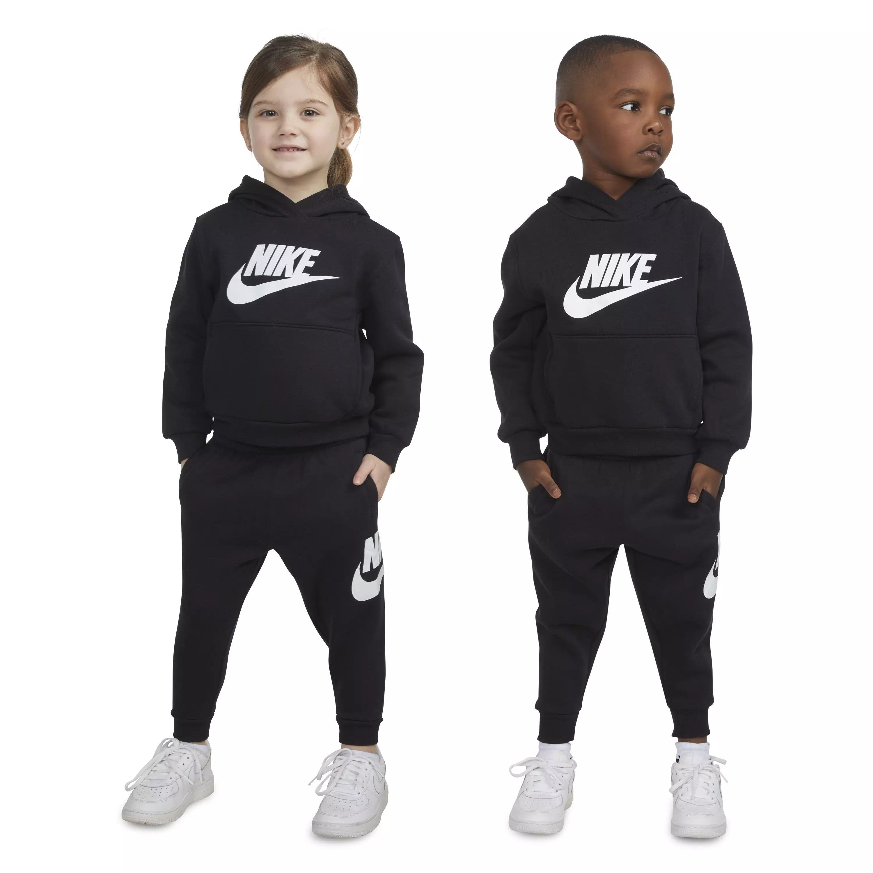 Nike Toddler Sportswear Club HBR Fleece Jogger Pants - Black - BLACK