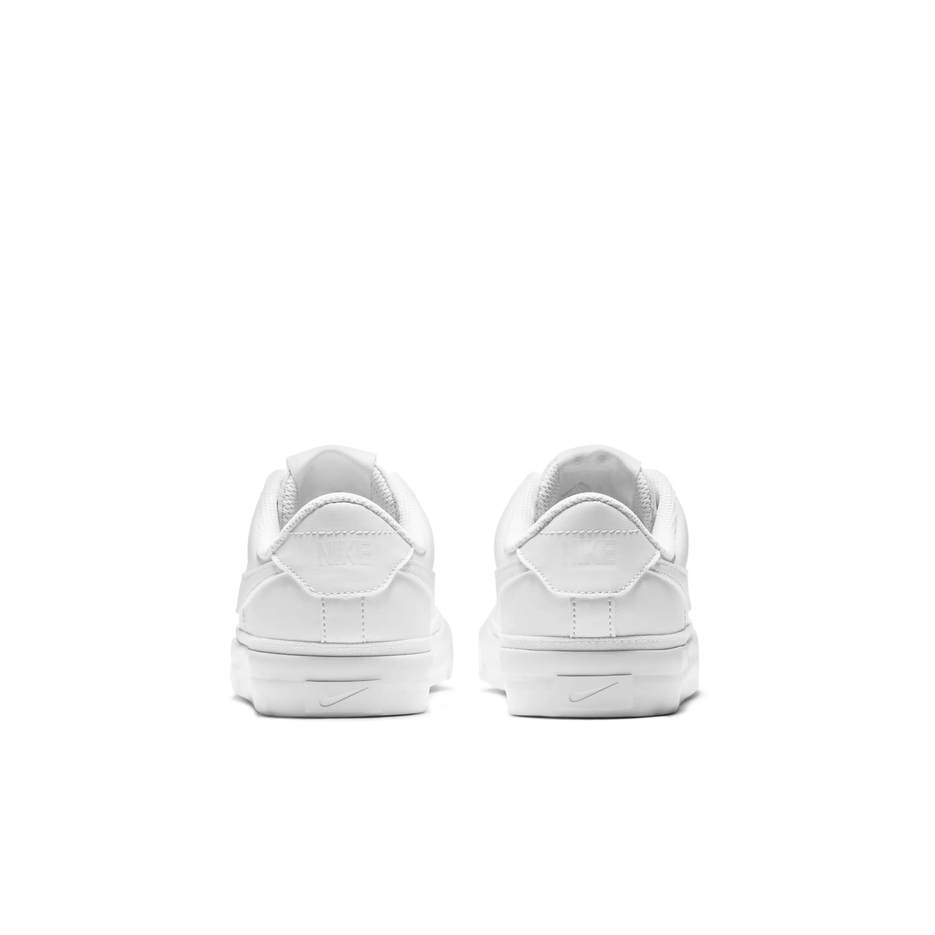 Nike Court Legacy "White/White" Grade School Boys' Shoe - WHITE/WHITE