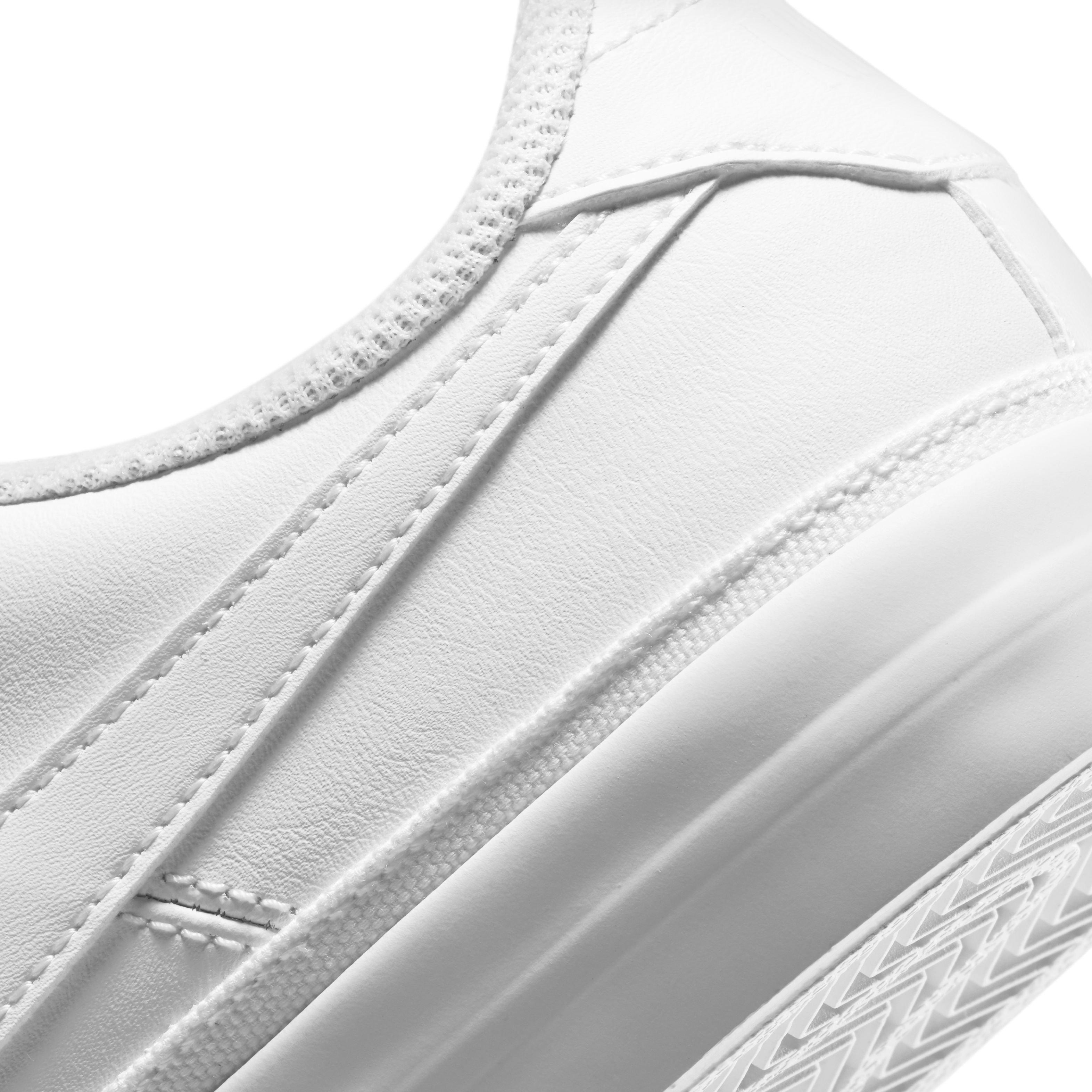 Nike Court Legacy "White/White" Grade School Boys' Shoe - WHITE/WHITE Thumbnail View 8