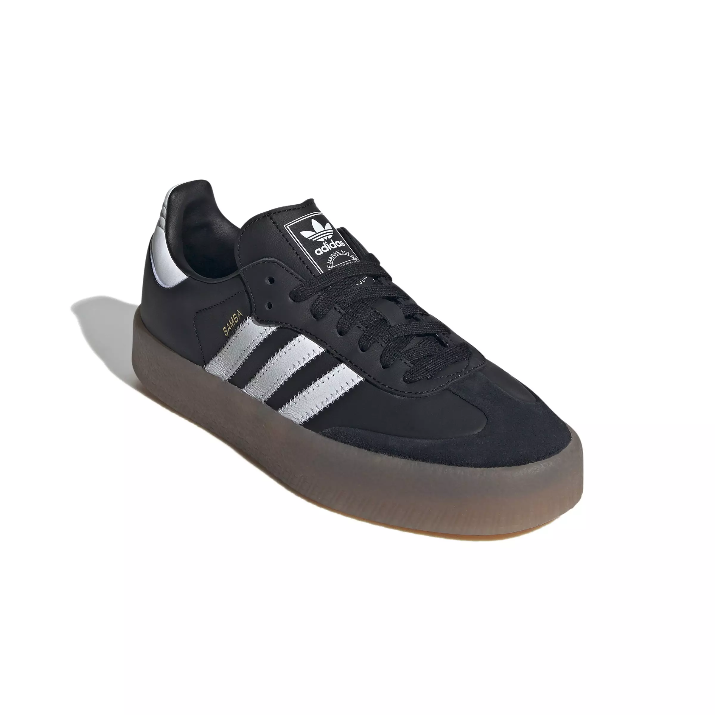 adidas Originals Sambae "Core Black/Ftwr White/Gold Metallic" Women's Shoe - BLACK/WHITE/GOLD