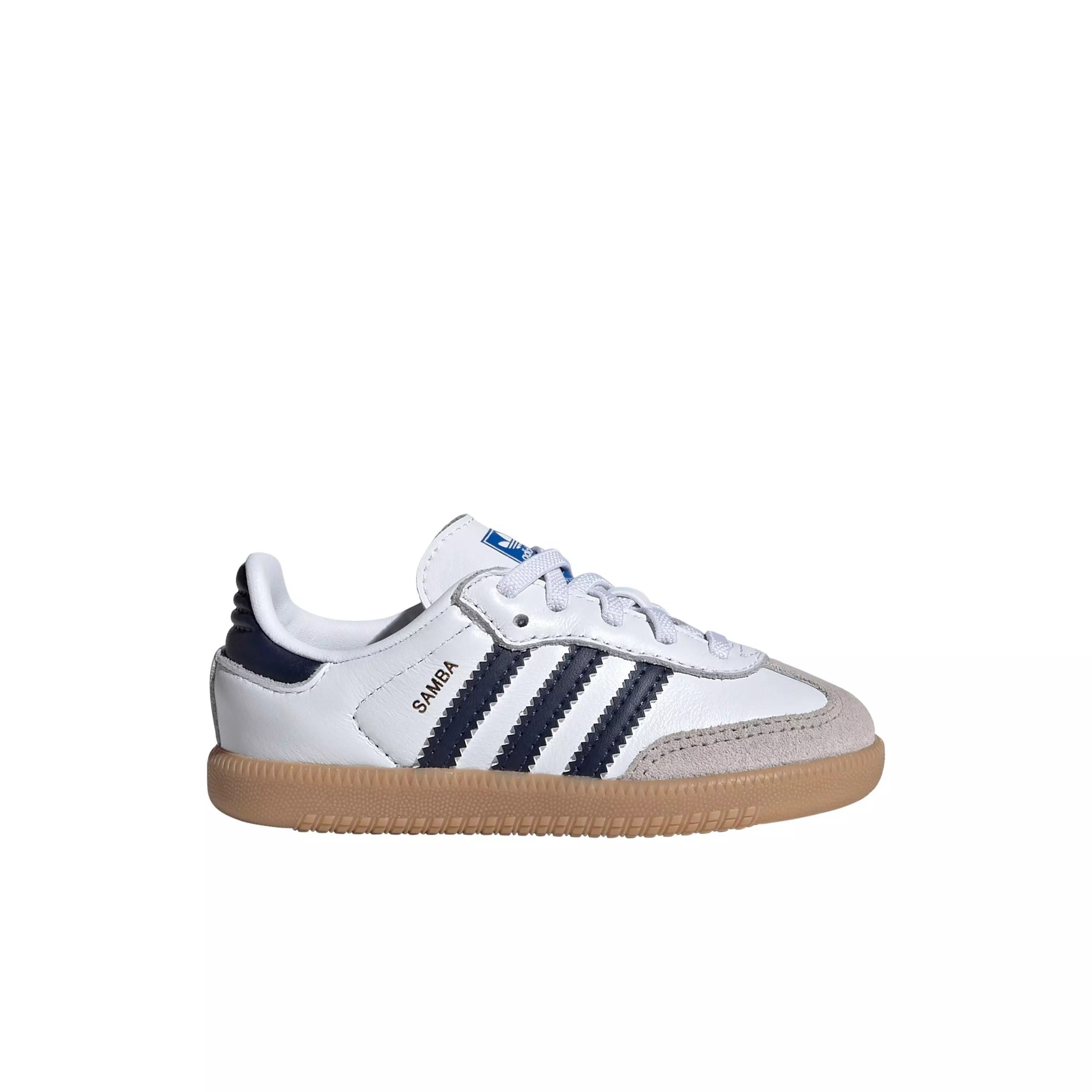 adidas Originals Samba OG "Ftwr White/Night Indigo/Gum 3" Infant Boys' Shoe - WHITE/INDIGO/GUM