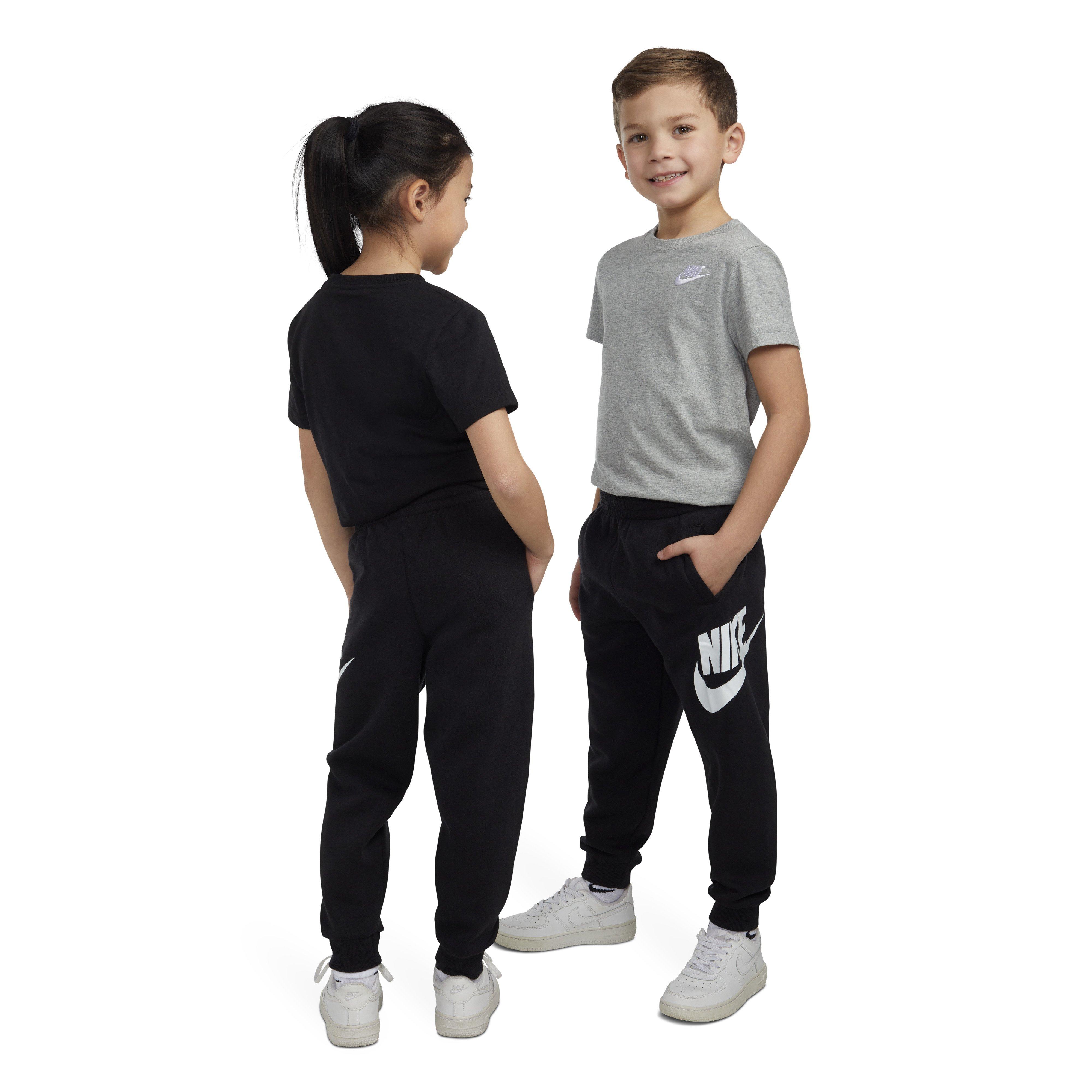 Nike Little Kids' Sportswear Club HBR Fleece Jogger Pants - Black - BLACK Thumbnail View 3