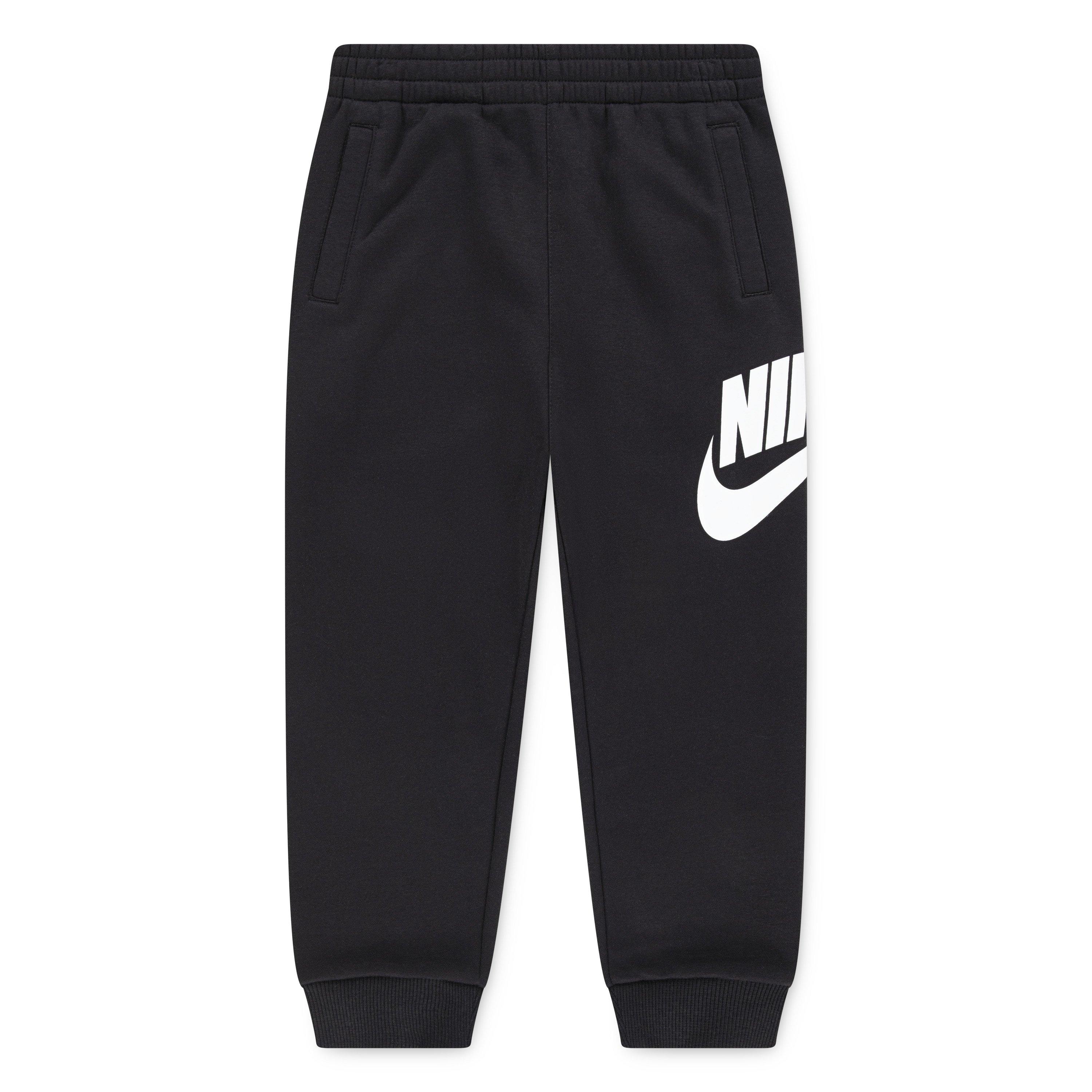 Nike Little Kids' Sportswear Club HBR Fleece Jogger Pants - Black - BLACK Thumbnail View 4