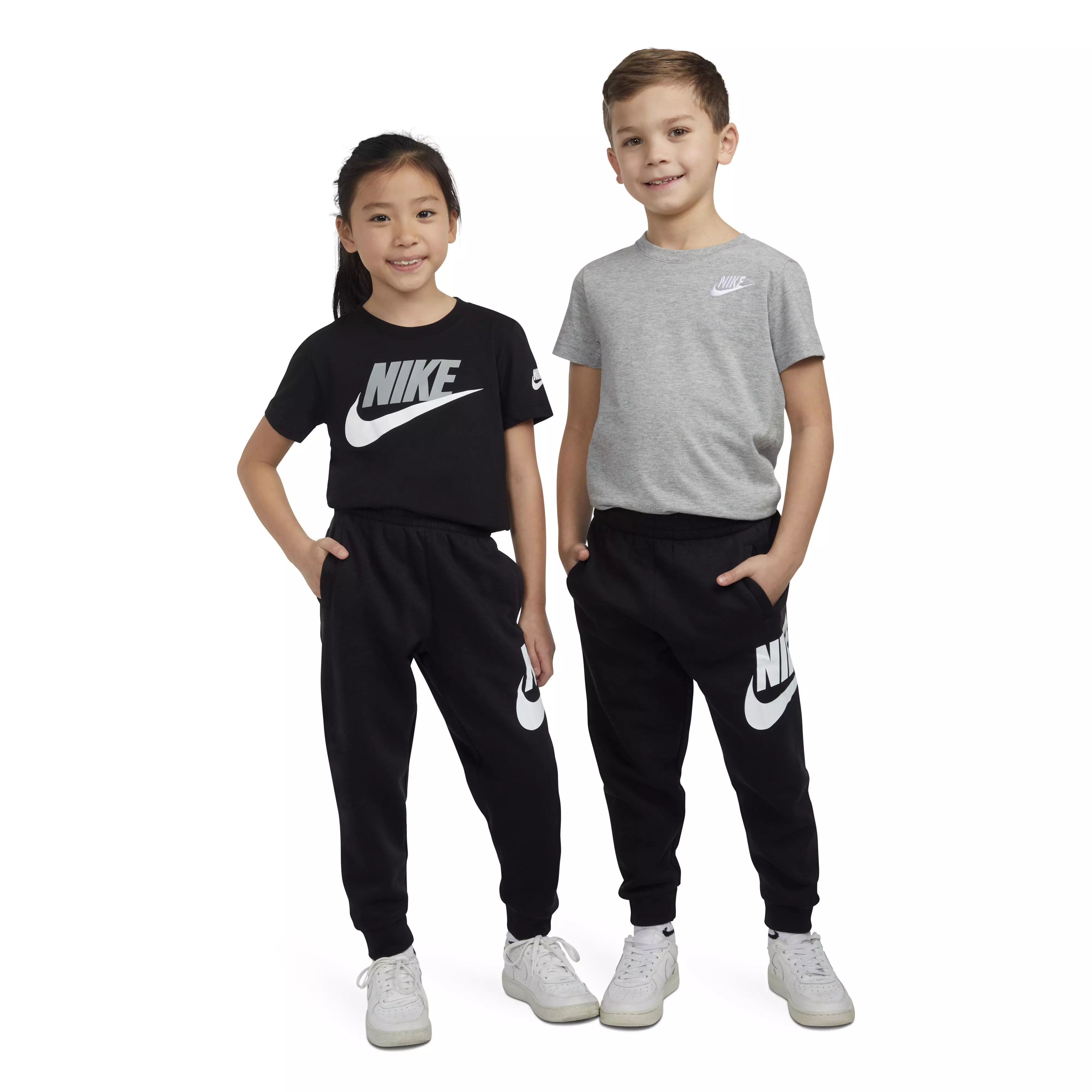 Nike Little Kids' Sportswear Club HBR Fleece Jogger Pants - Black - BLACK