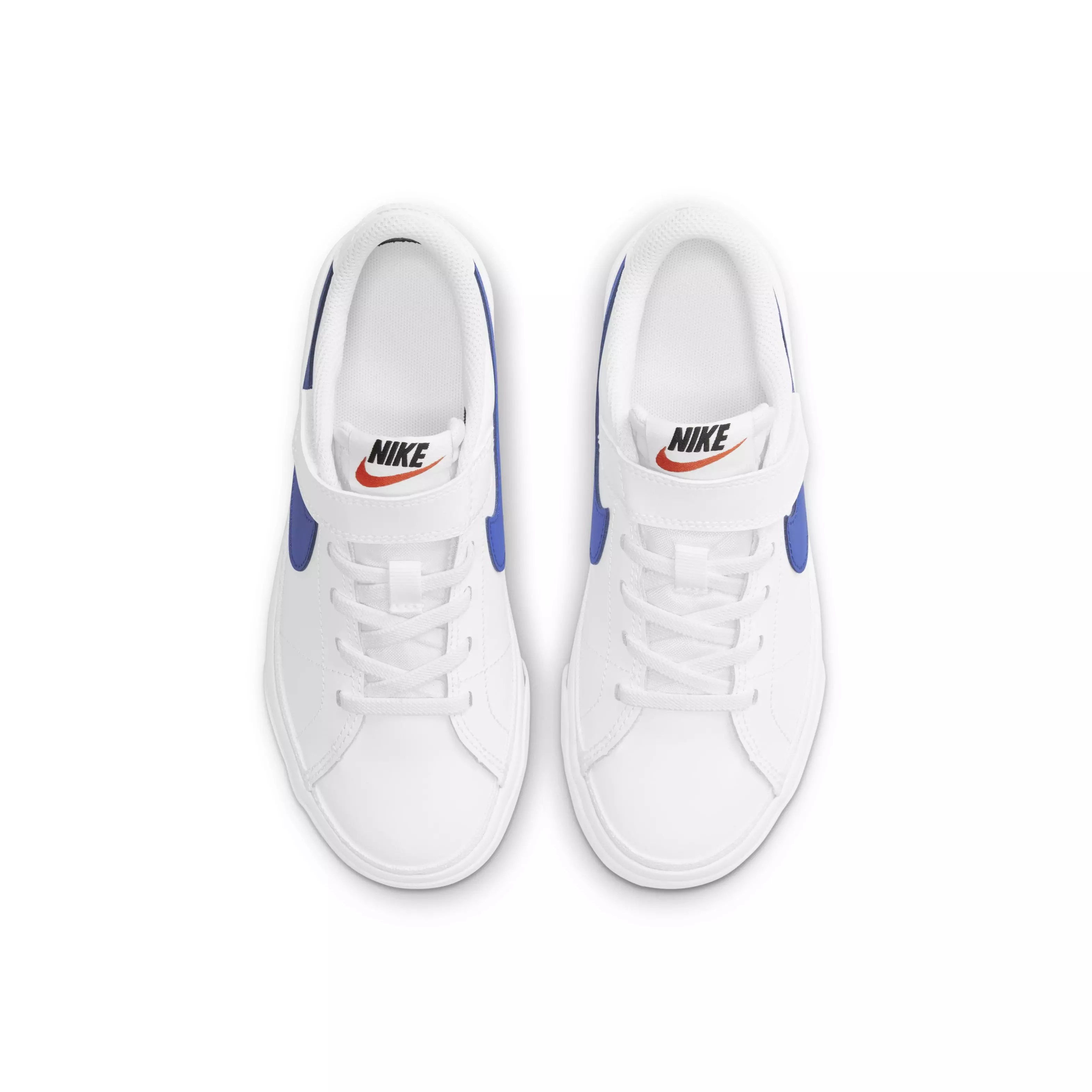 Nike Court Legacy "White/Black/Game Royal" Preschool Boys' Shoe - WHITE/BLACK/ROYAL