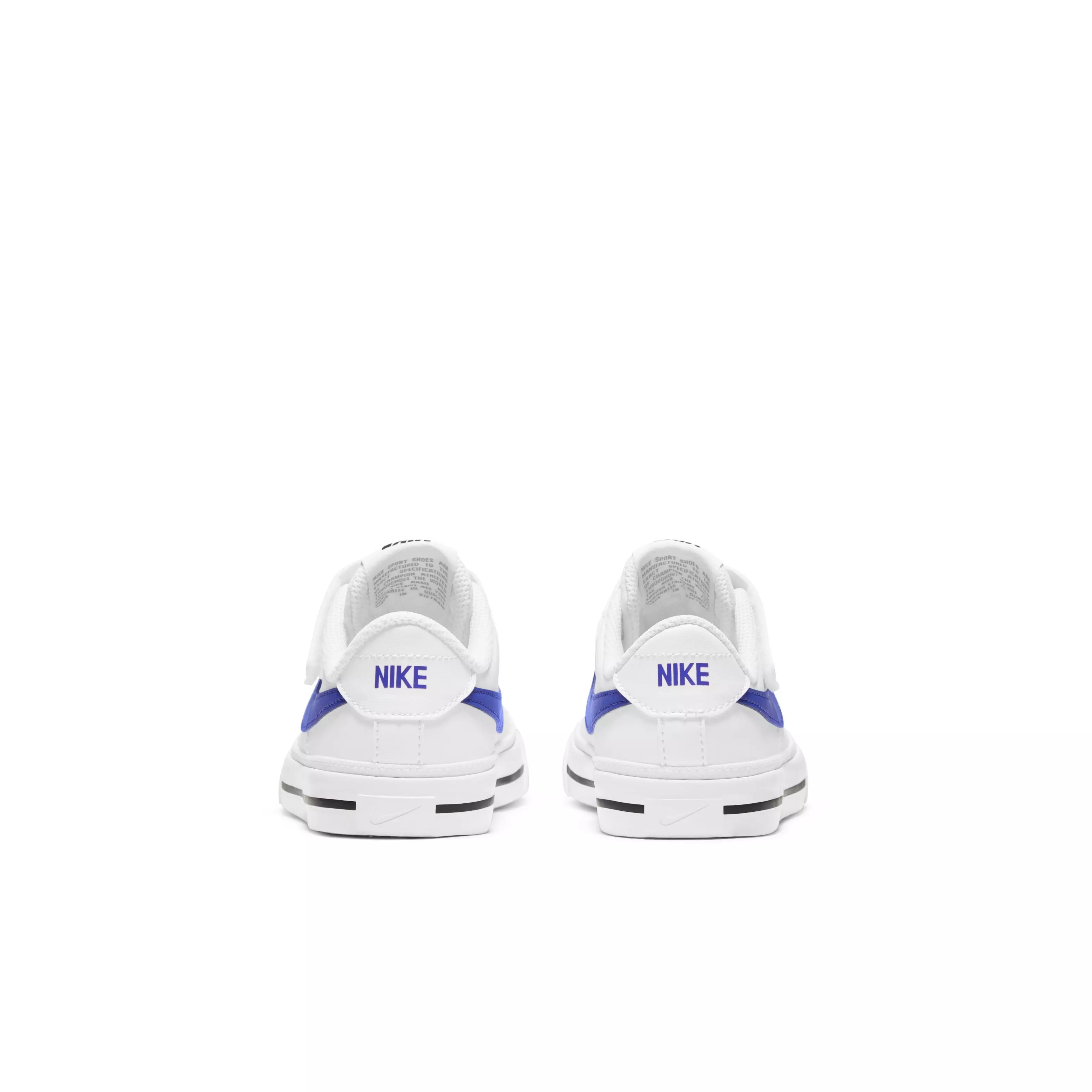 Nike Court Legacy "White/Black/Game Royal" Preschool Boys' Shoe - WHITE/BLACK/ROYAL