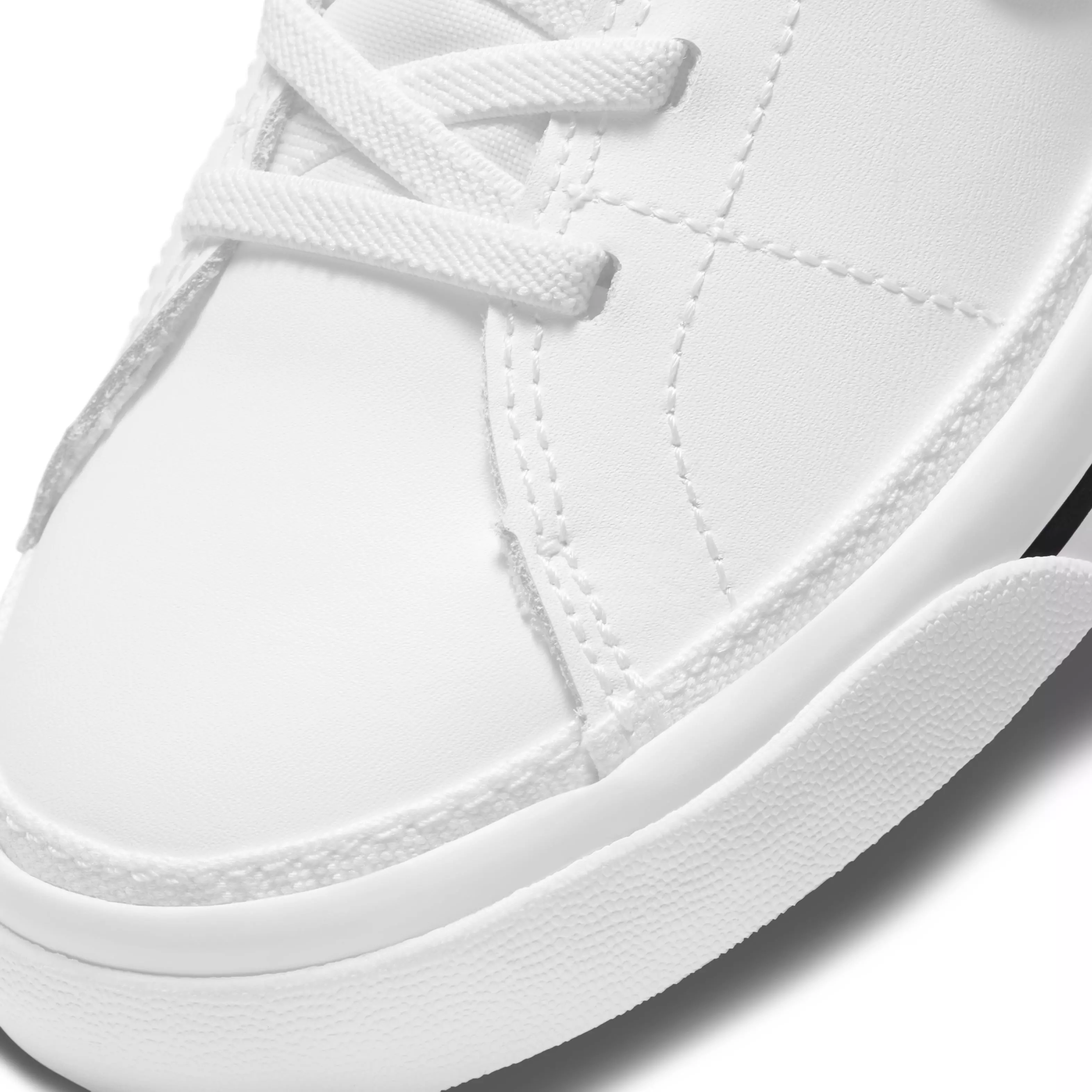 Nike Court Legacy "White/Black/Game Royal" Preschool Boys' Shoe - WHITE/BLACK/ROYAL