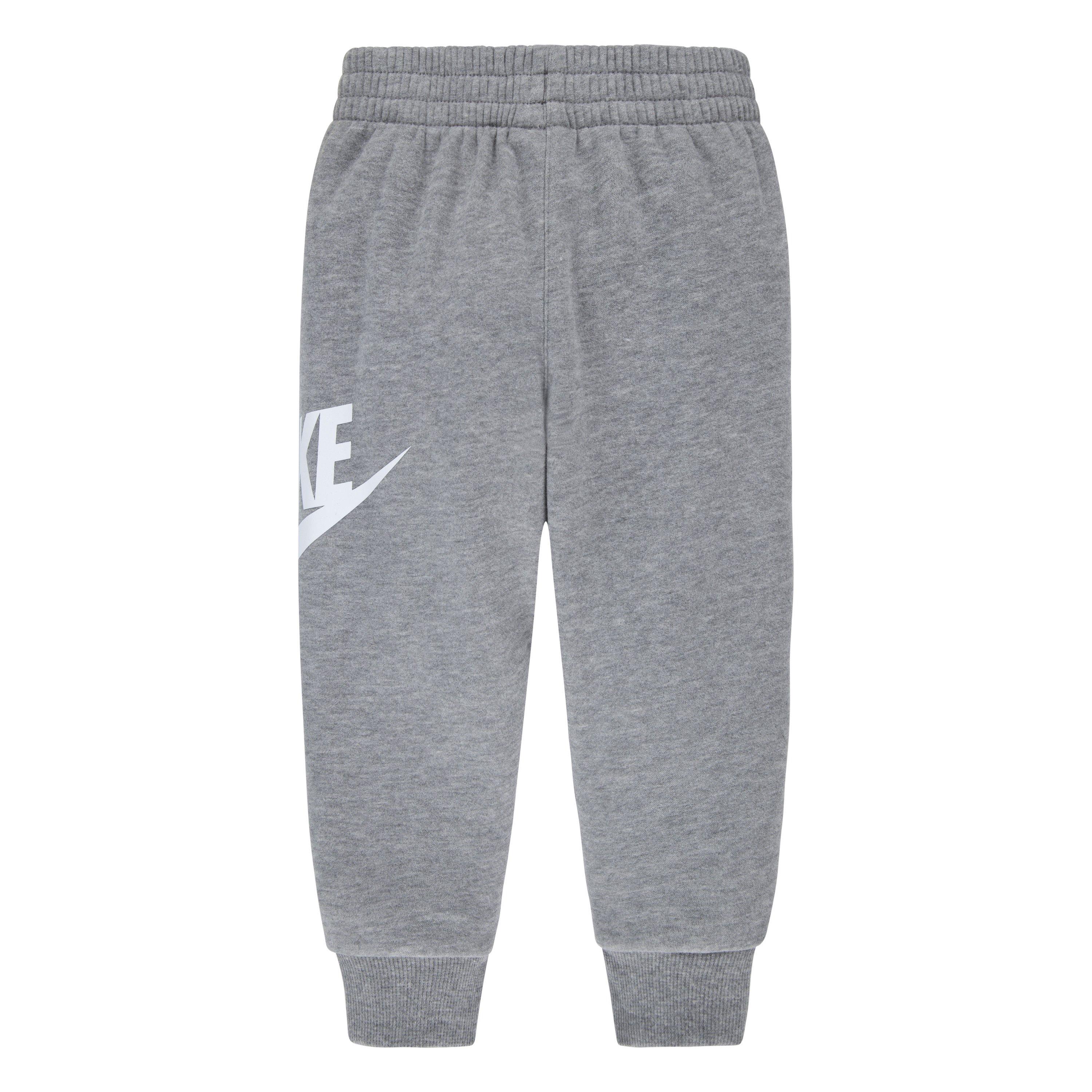 Nike Toddler Sportswear Club HBR Fleece Jogger Pants - Dk Grey - DK GREY Thumbnail View 7
