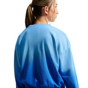 Nike Big Girls' Studio Fleece Lightweight Oversized Graphic Crew - Blue/Royal - BLUE/ROYAL