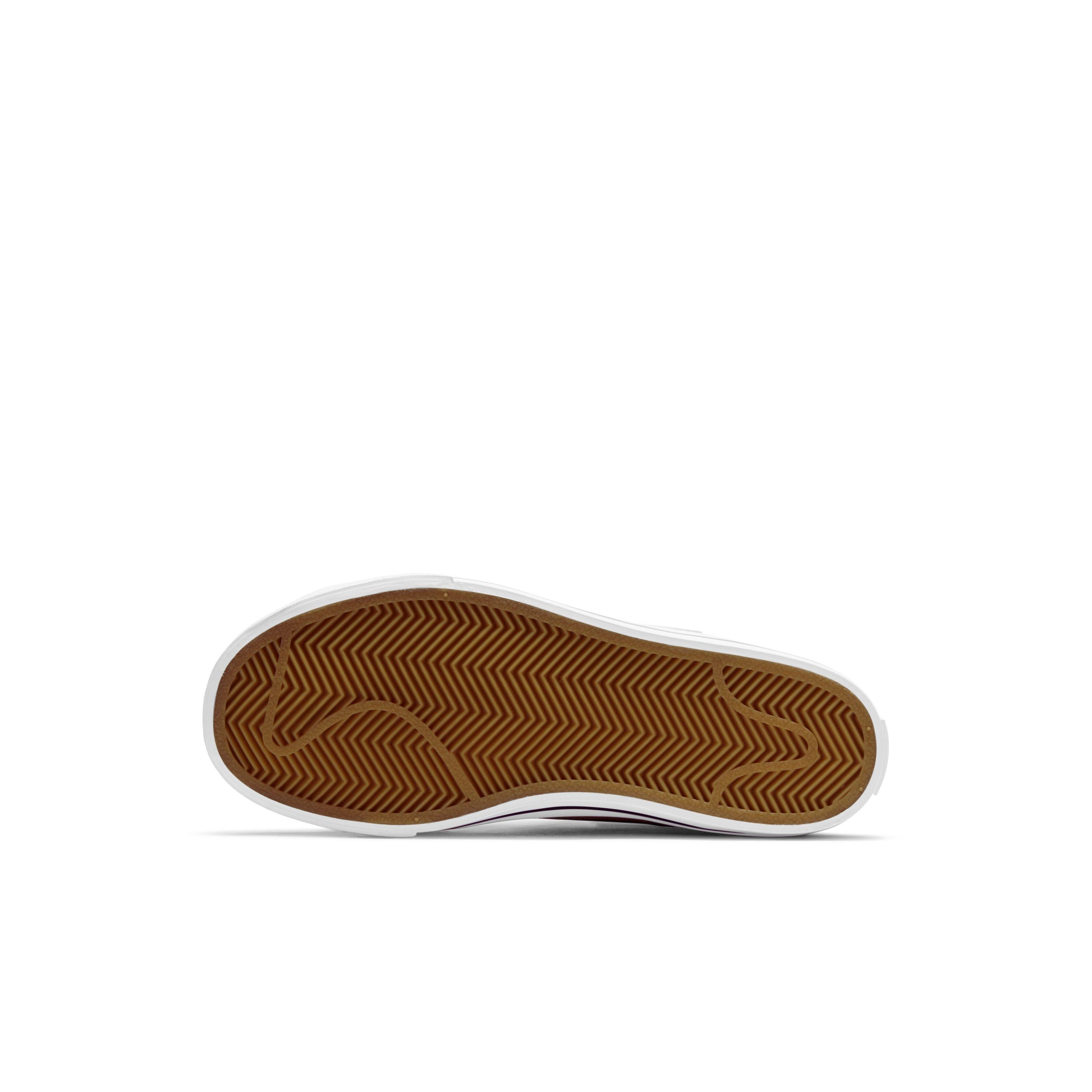 Nike Court Legacy Preschool Girls' "White/Desert Ochre/Gum Light Brown/Black" Shoe