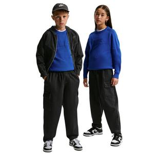 Nike Big Kids' Sportswear Collection Black Wash Denim Cargo Pants