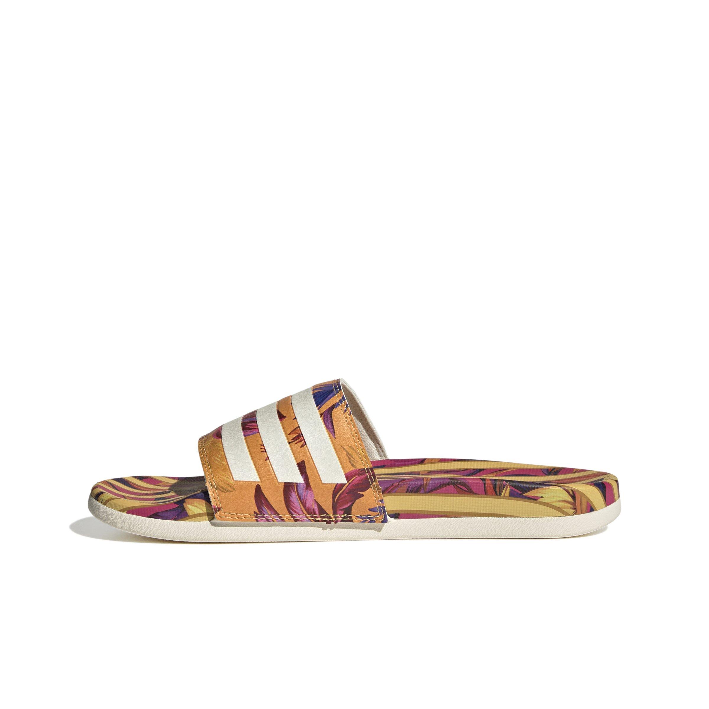 adidas Adilette Comfort Women's "Bright Orange/Off White/Off White" Sandal