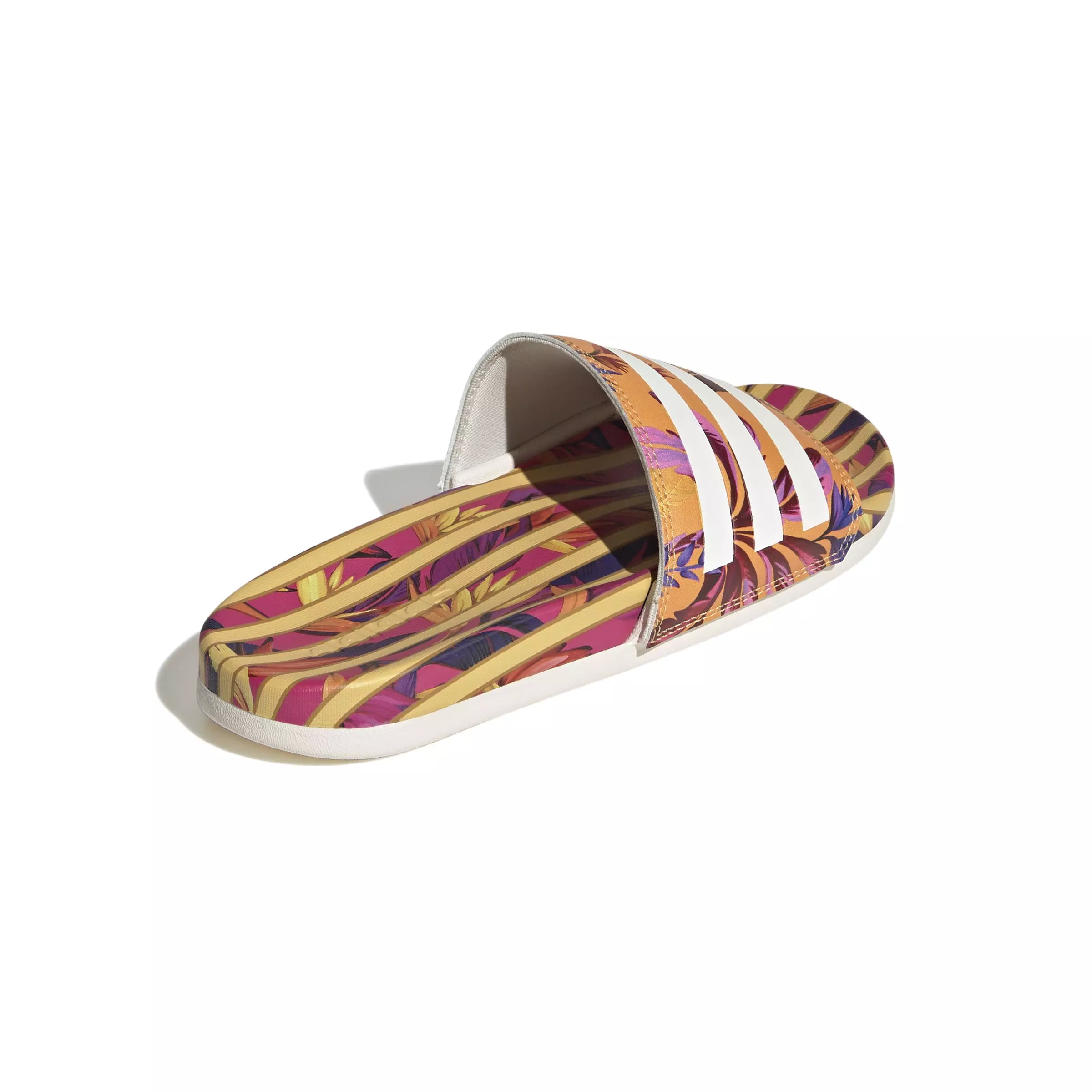 adidas Adilette Comfort "Bright Orange/Off White/Off White" Women's Sandal - ORANGE/OFF WHITE/OFF WHITE