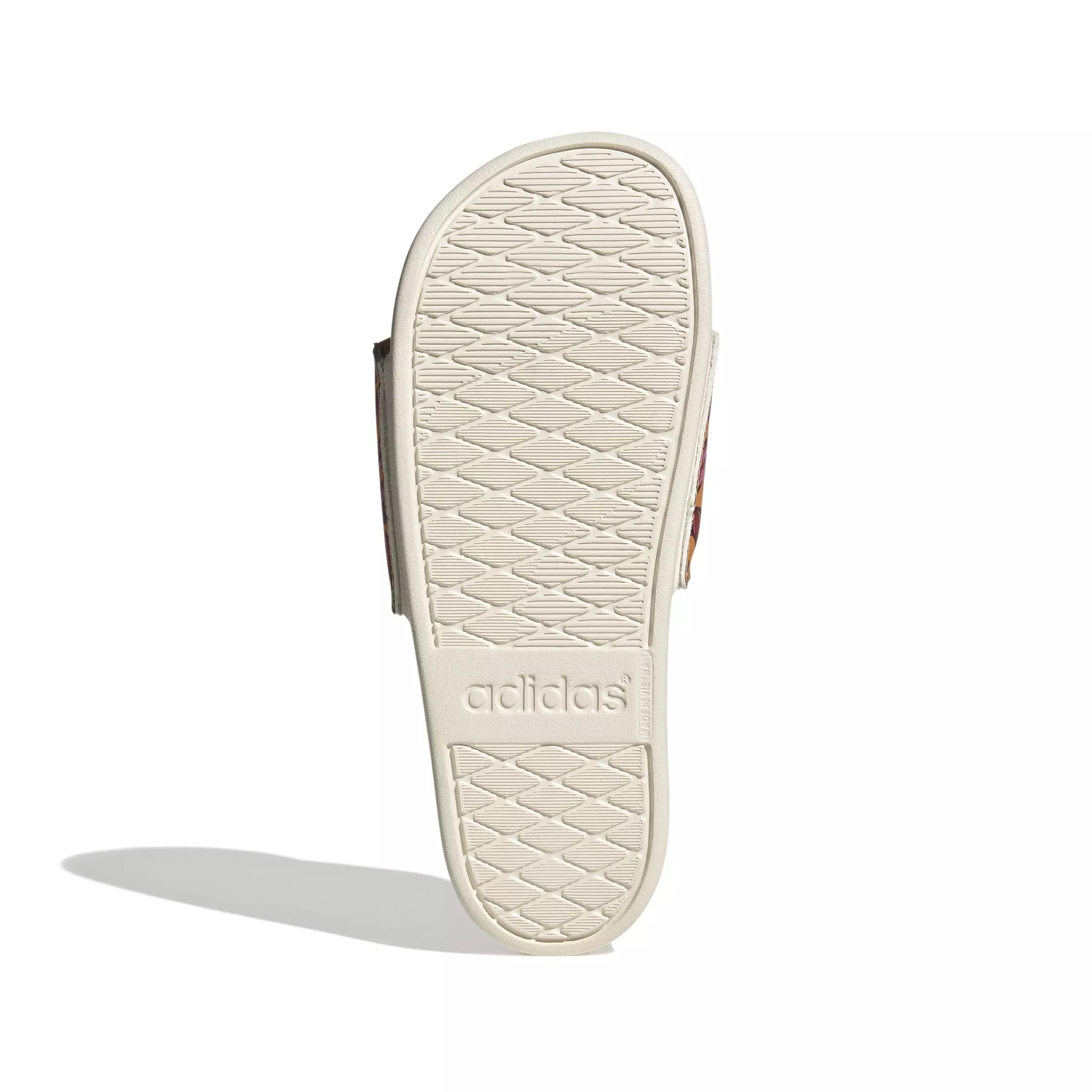 adidas Adilette Comfort "Bright Orange/Off White/Off White" Women's Sandal - ORANGE/OFF WHITE/OFF WHITE