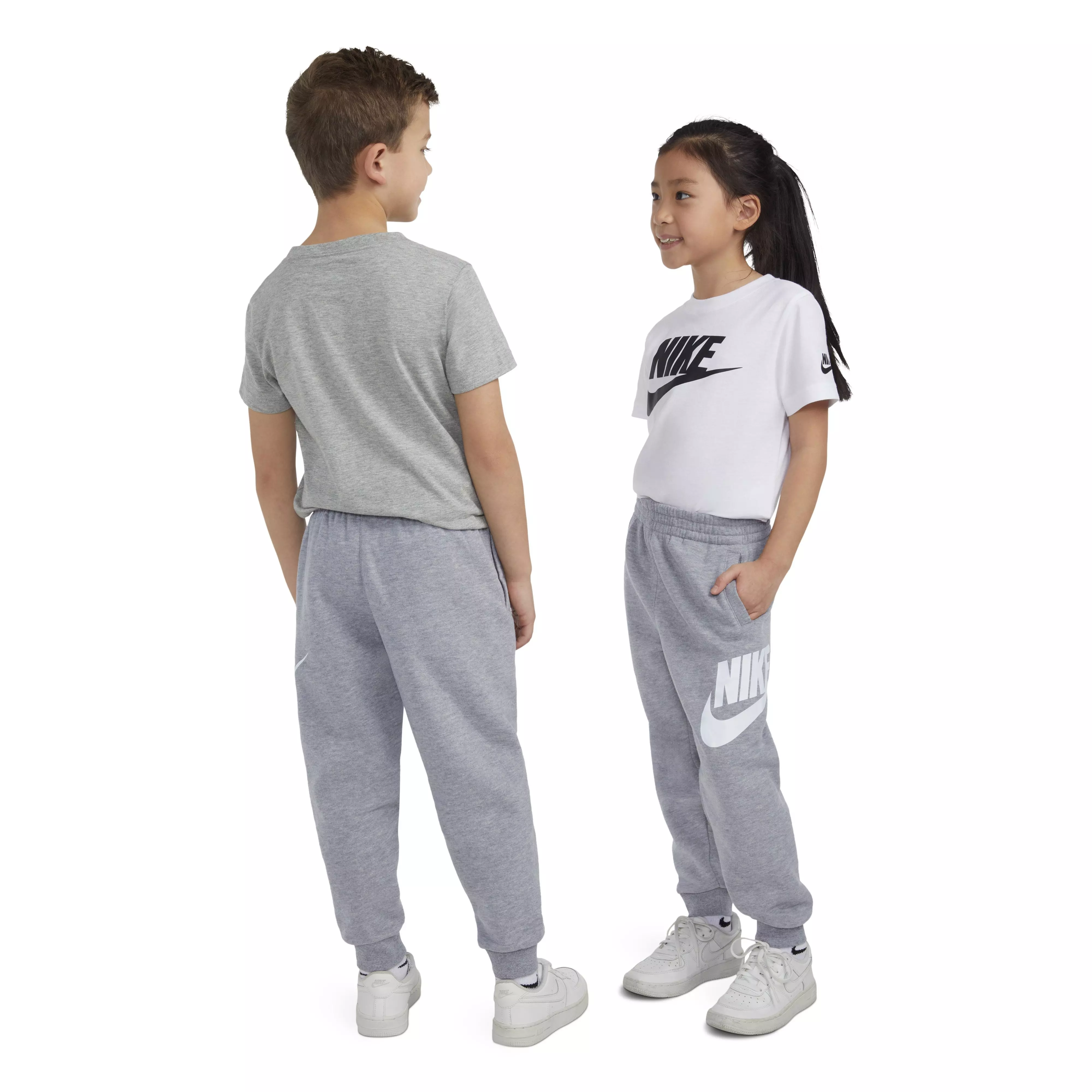 Nike Little Kids' Sportswear Club HBR Fleece Jogger Pants - Dk Grey - DK GREY