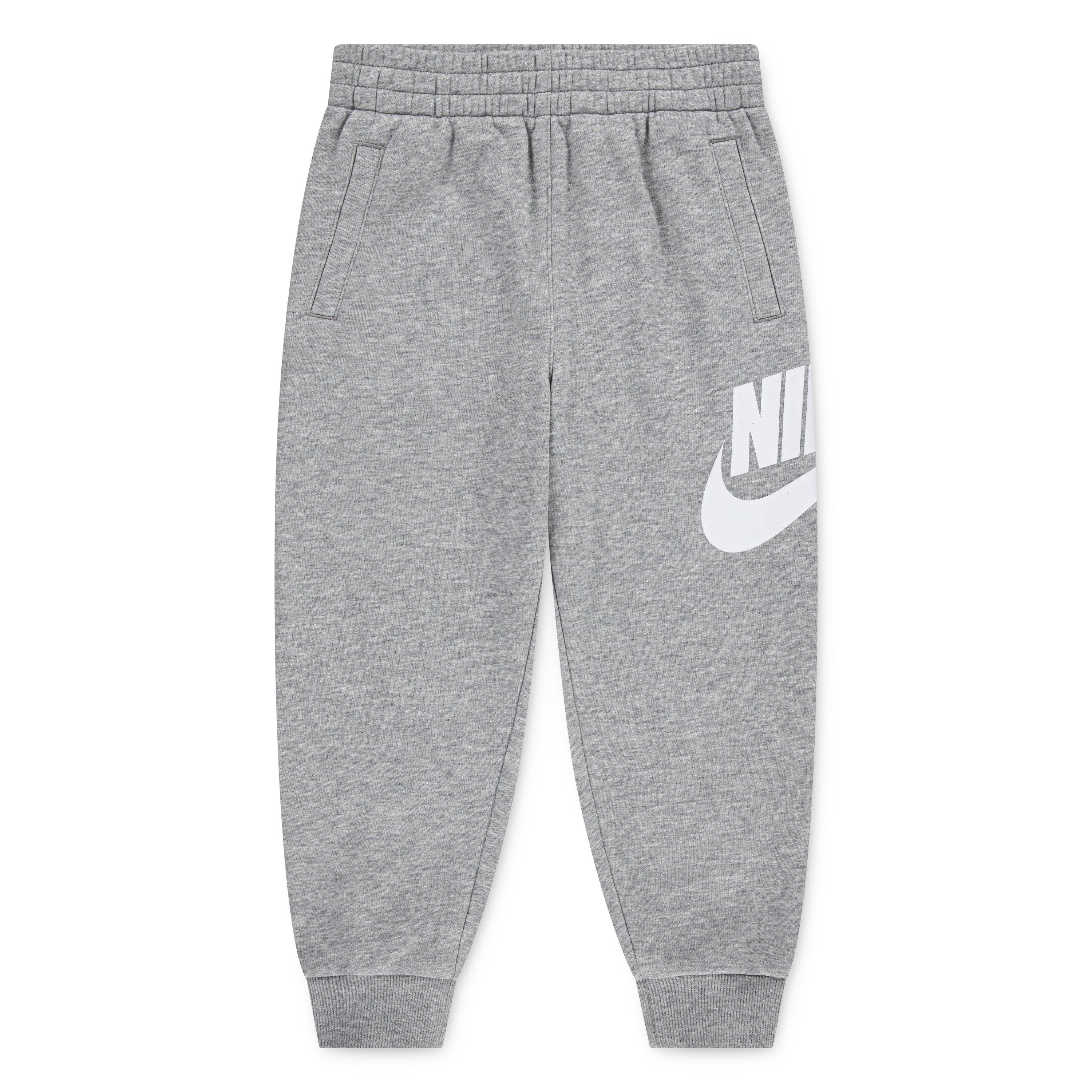 Nike Little Kids' Sportswear Club HBR Fleece Jogger Pants - Dk Grey - DK GREY Thumbnail View 4