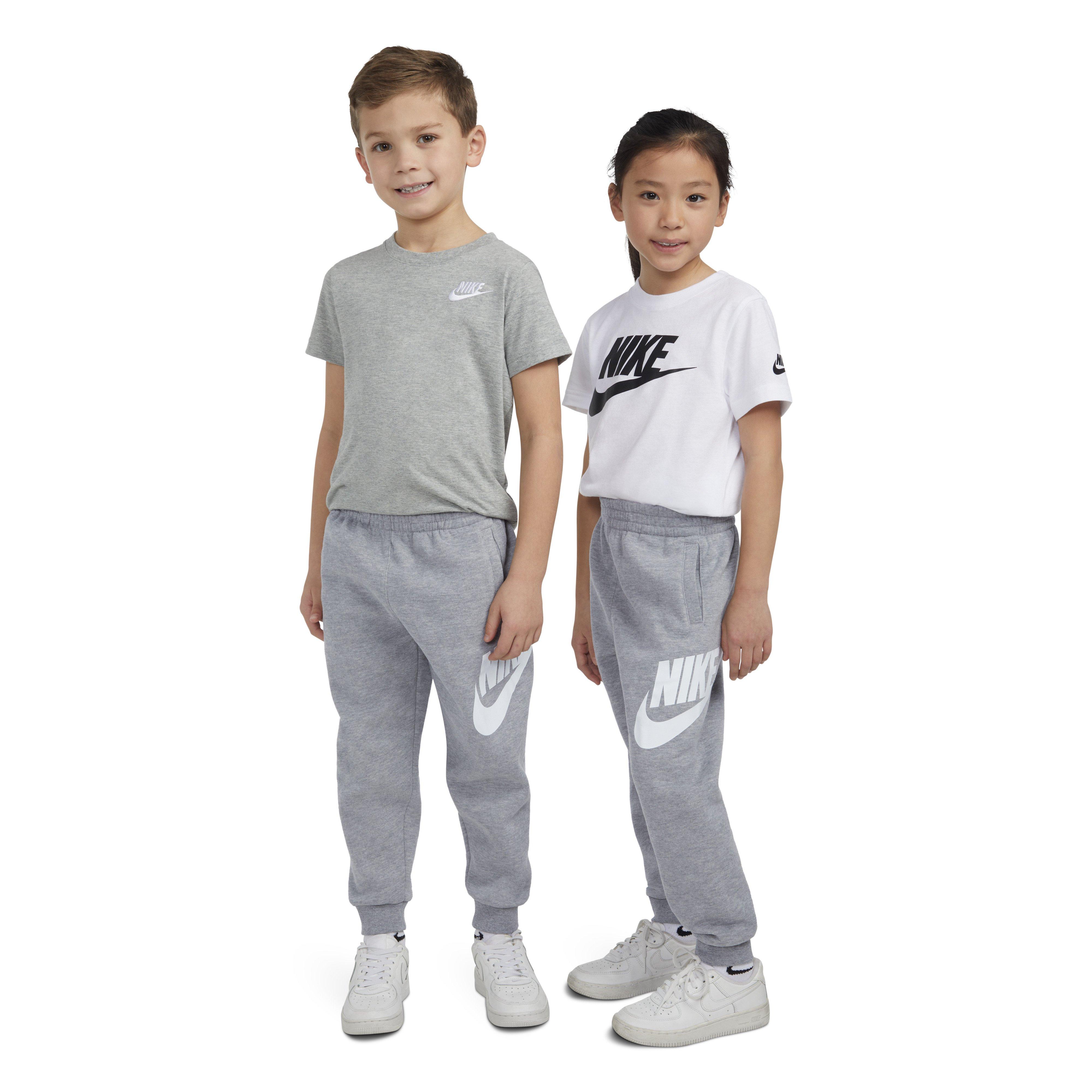 Nike Little Kids' Sportswear Club HBR Fleece Jogger Pants - Dk Grey - DK GREY Thumbnail View 7