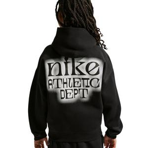 Nike Big Kids' Sportswear Club Fleece Oversized Hoodie - Black