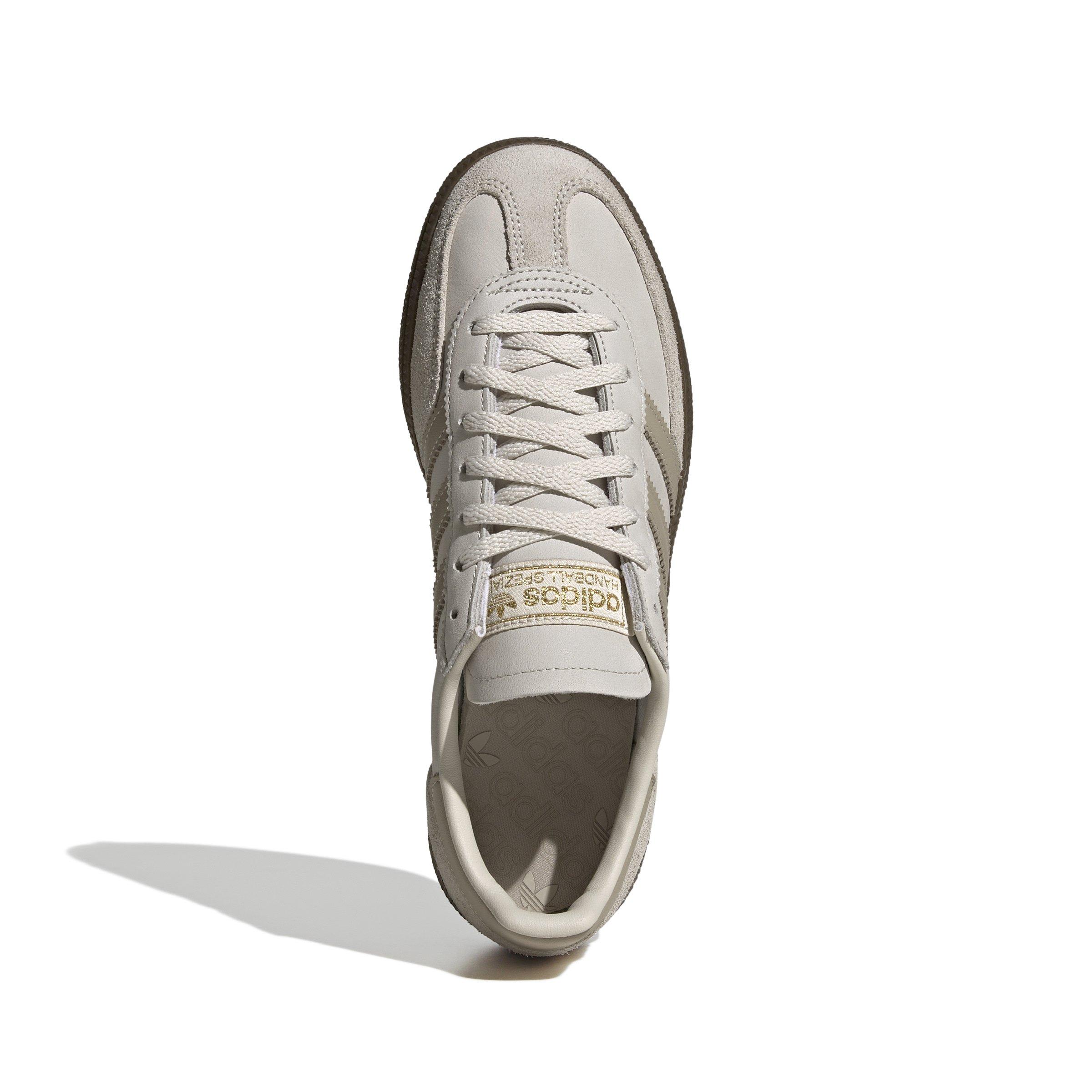 adidas Originals Handball Spezial "Alumina/Wonder Beige/Gum 5" Women's Shoe - ALUMINA/BEIGE/GUM Thumbnail View 5