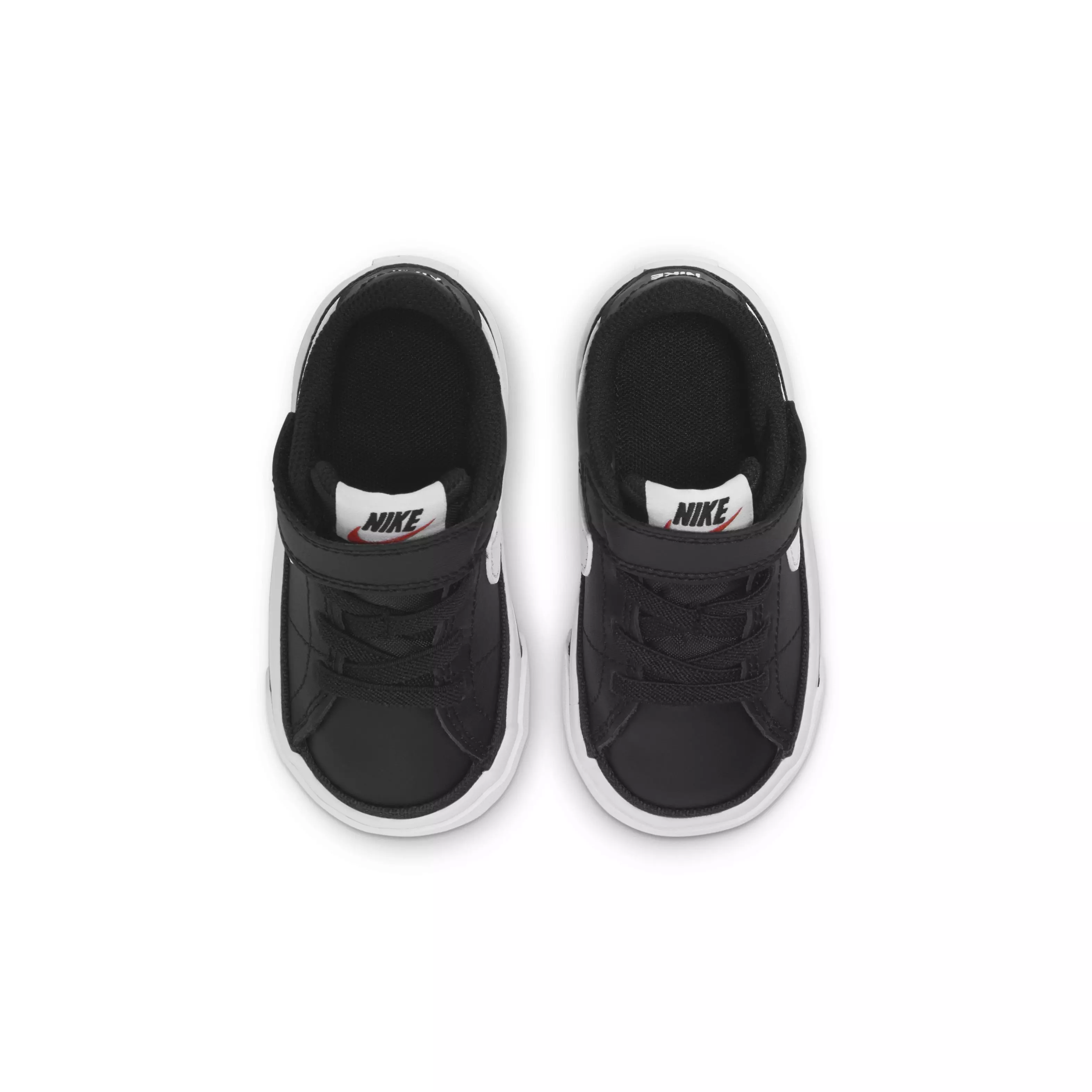 Nike Court Legacy "Black/Gum Light Brown/White" Infant Boys' Shoe - BLACK/LT BROWN/WHITE