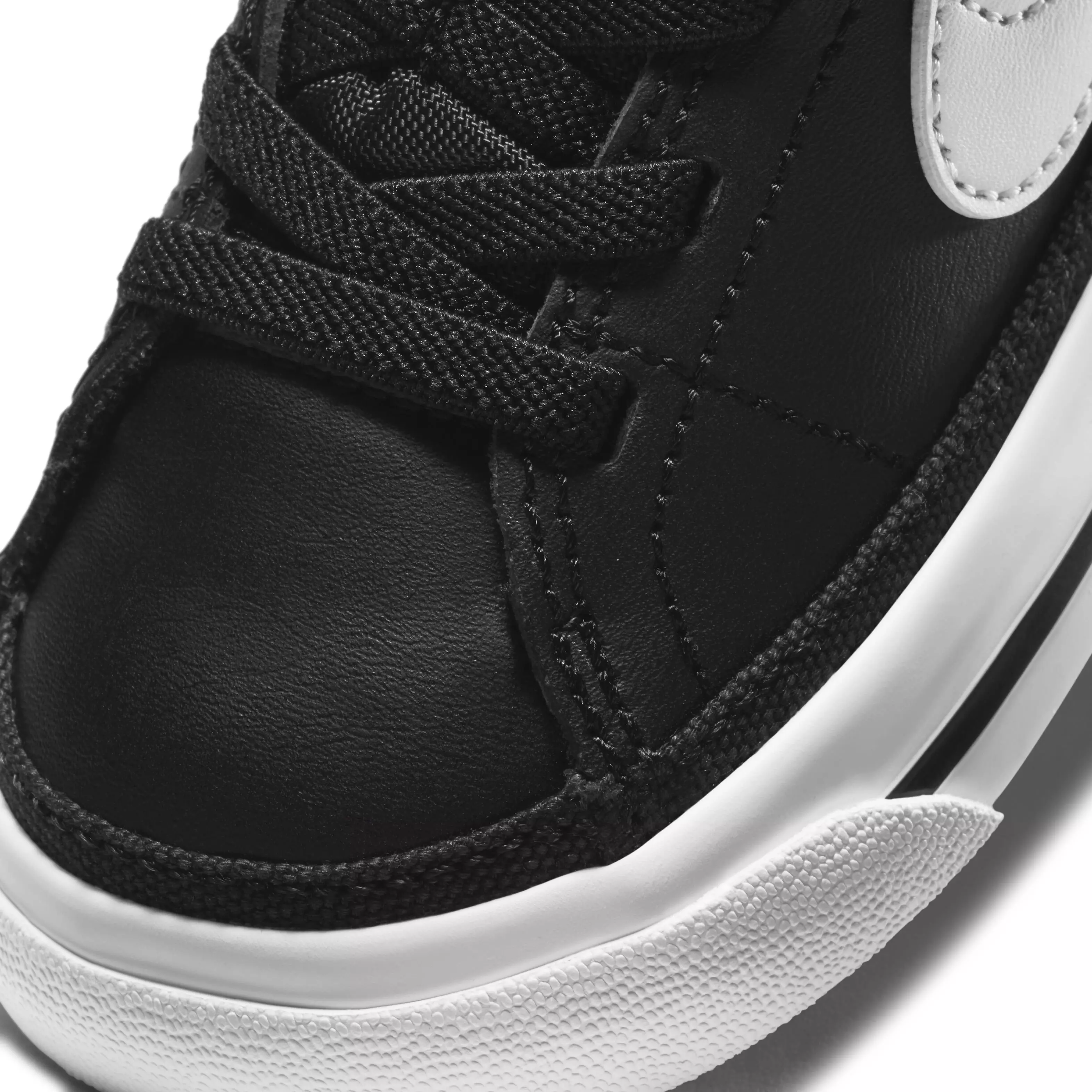 Nike Court Legacy "Black/Gum Light Brown/White" Infant Boys' Shoe - BLACK/LT BROWN/WHITE