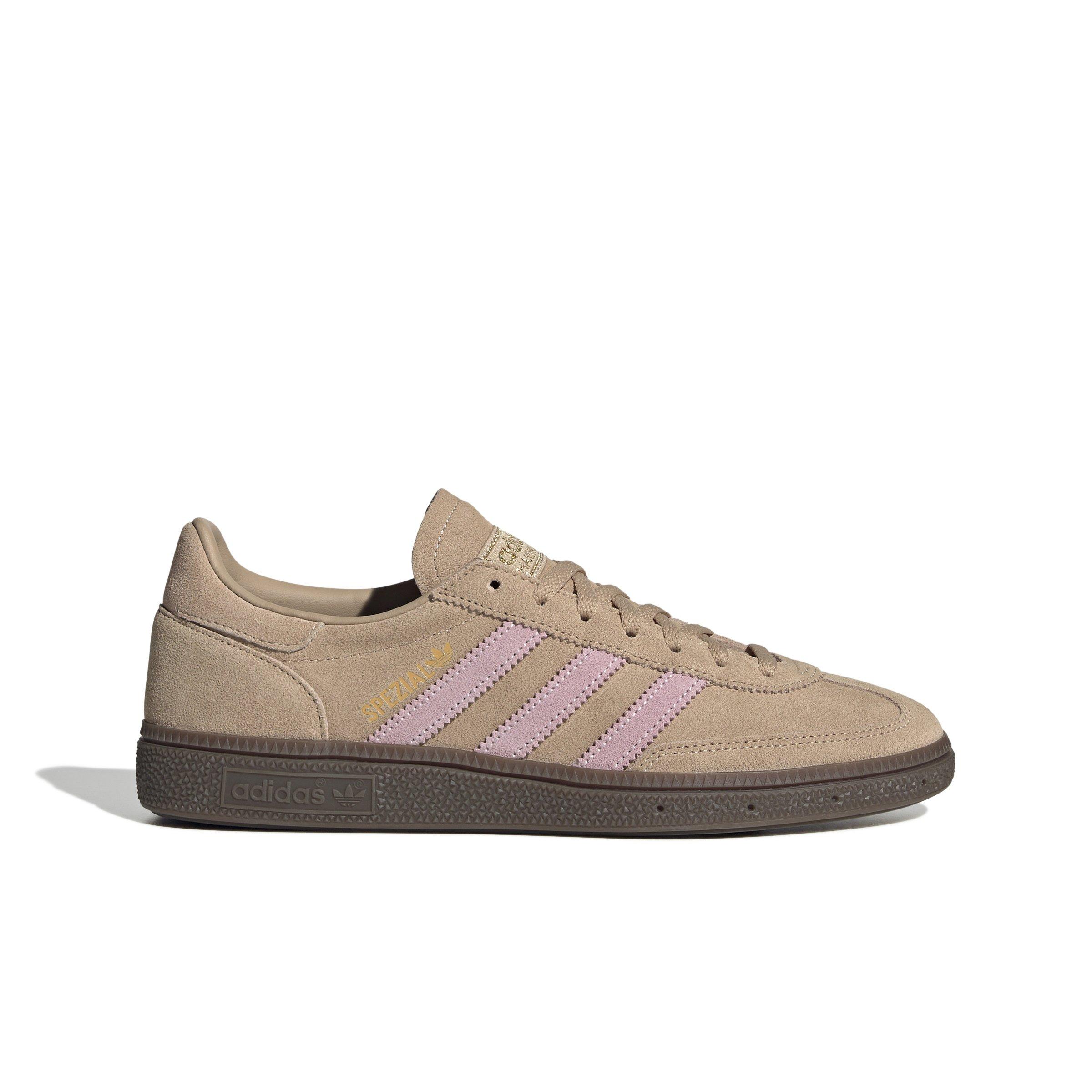 adidas Originals Handball Spezial "Warm Sandstone/Clear Pink/Gum 5" Women's Shoe - SANDSTONE/PINK/GUM