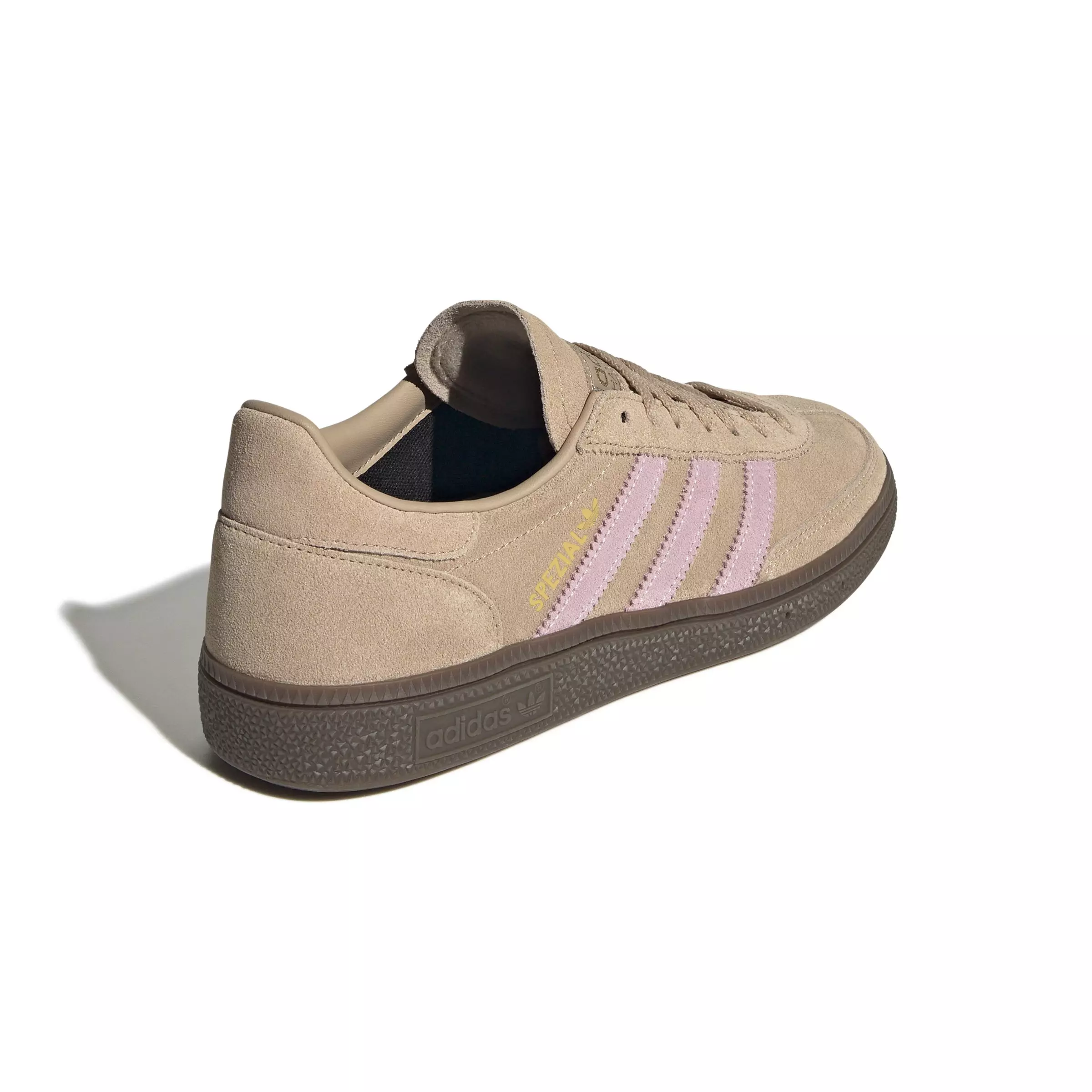 adidas Originals Handball Spezial "Warm Sandstone/Clear Pink/Gum 5" Women's Shoe - SANDSTONE/PINK/GUM