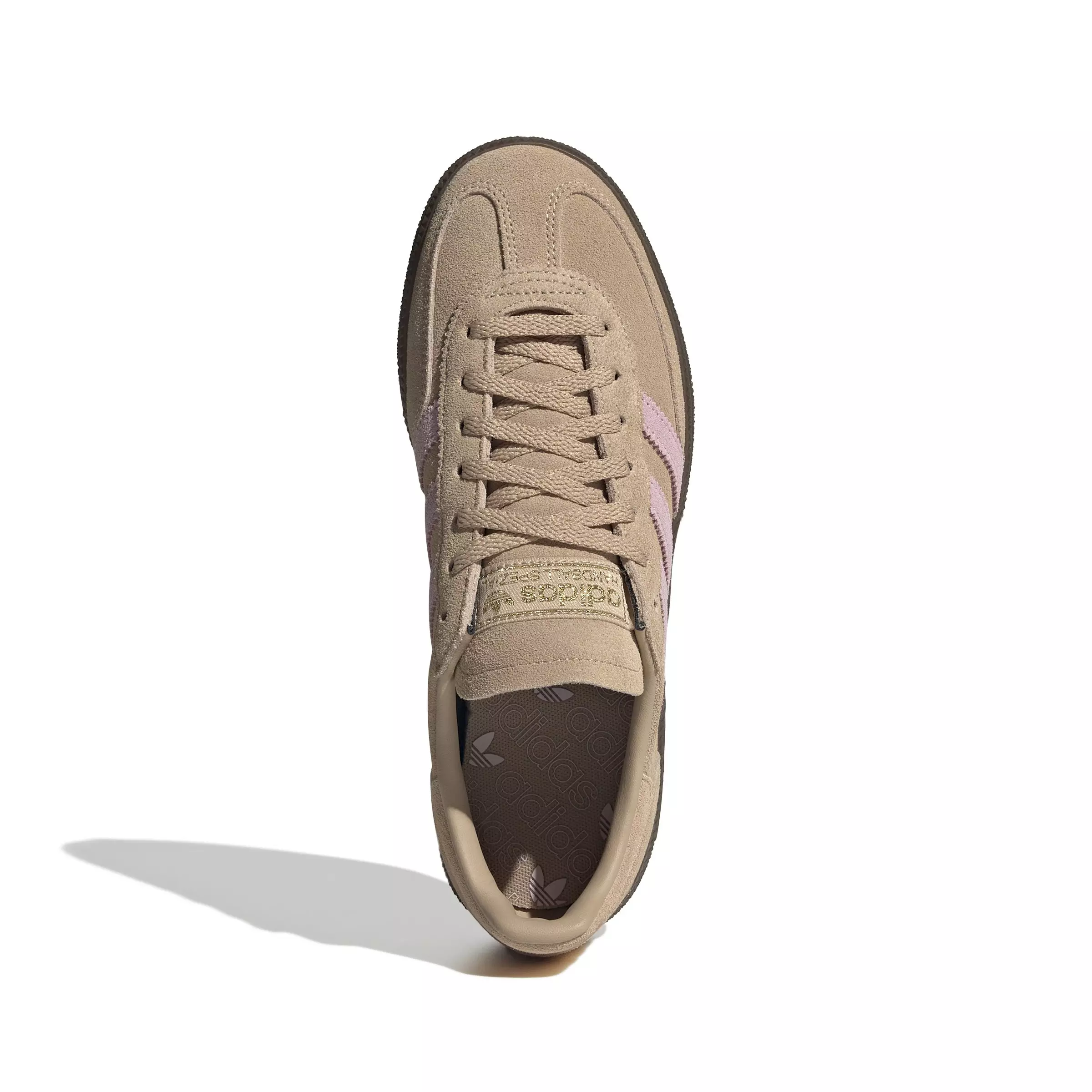 adidas Originals Handball Spezial "Warm Sandstone/Clear Pink/Gum 5" Women's Shoe - SANDSTONE/PINK/GUM