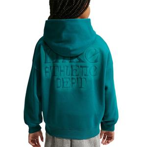 Nike Big Kids' Sportswear Club Fleece Oversized Hoodie - Teal - TEAL