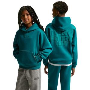 Nike Big Kids' Sportswear Club Fleece Oversized Hoodie - Teal - TEAL