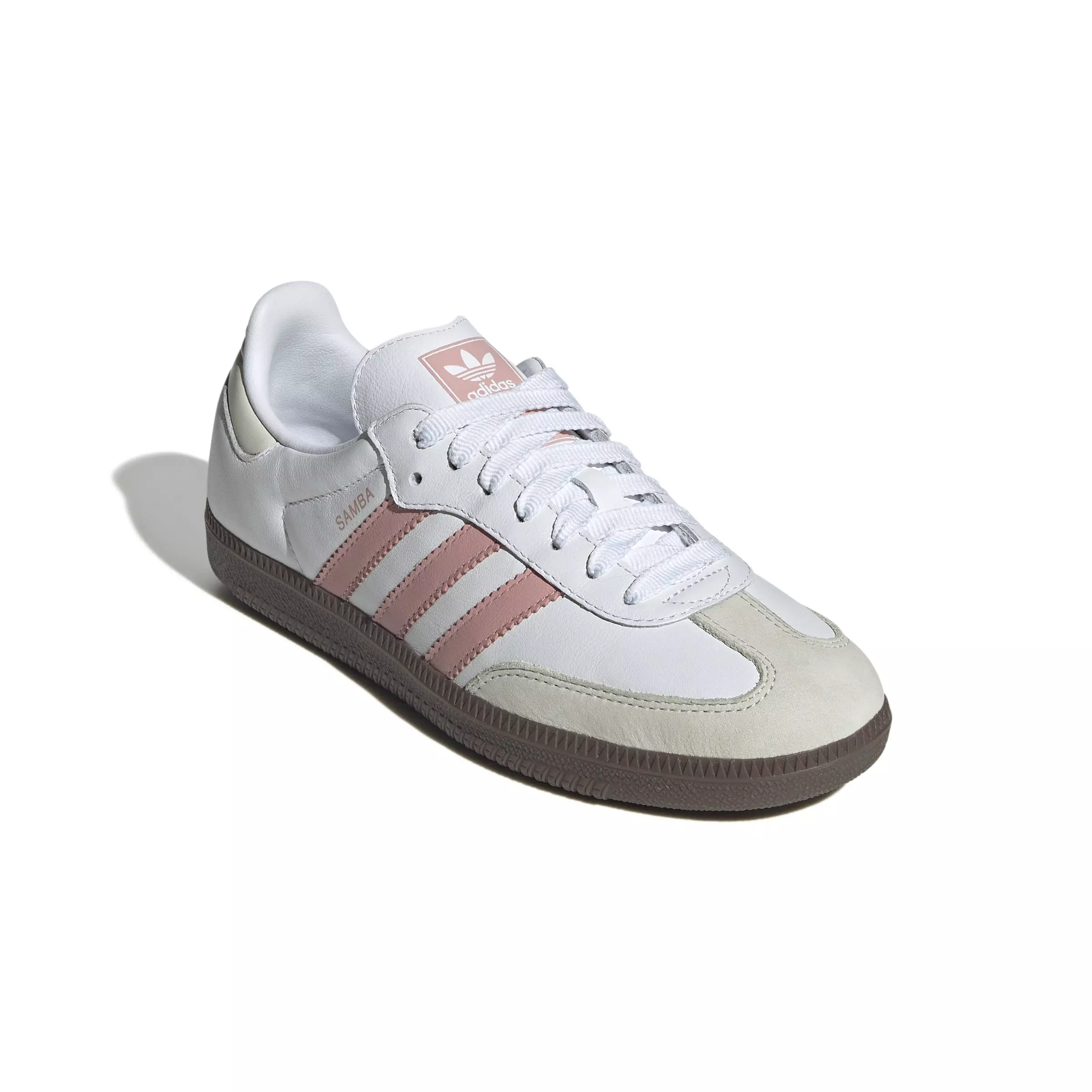 adidas Originals Samba OG "Ftwr White/Wonder Mauve/Off White" Women's Shoe - WHITE/MAUVE/OFF WHITE