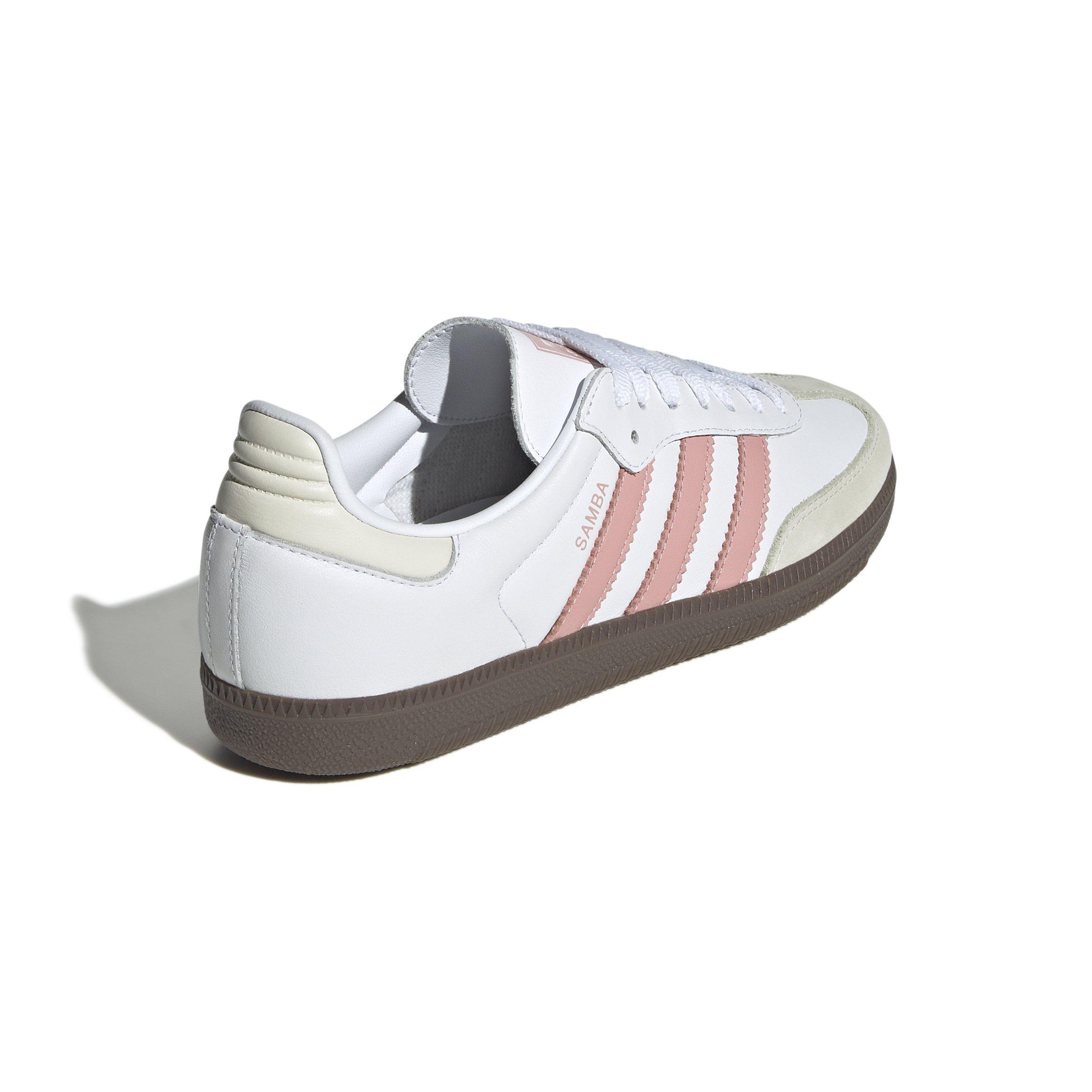 adidas Originals Samba OG "Ftwr White/Wonder Mauve/Off White" Women's Shoe - WHITE/MAUVE/OFF WHITE Thumbnail View 4
