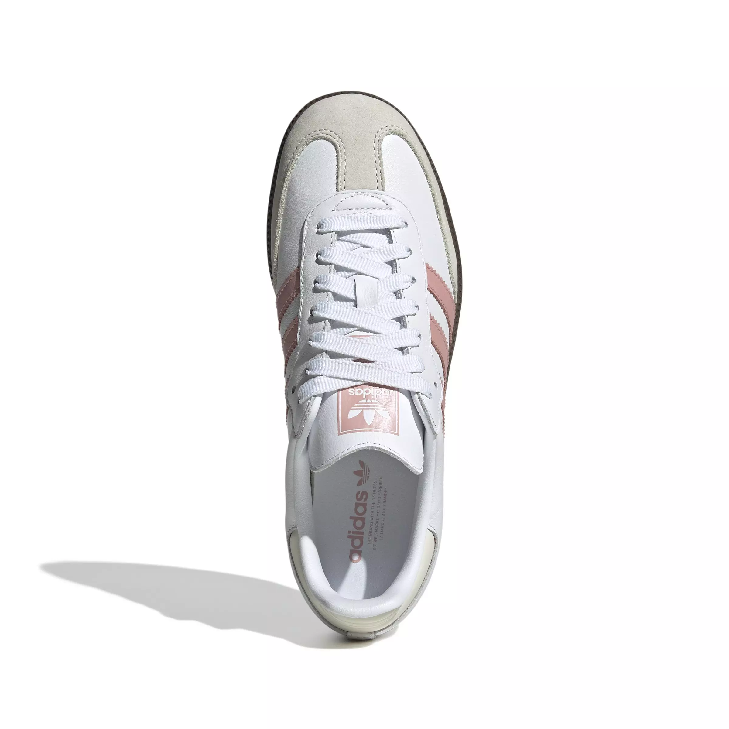 adidas Originals Samba OG "Ftwr White/Wonder Mauve/Off White" Women's Shoe - WHITE/MAUVE/OFF WHITE