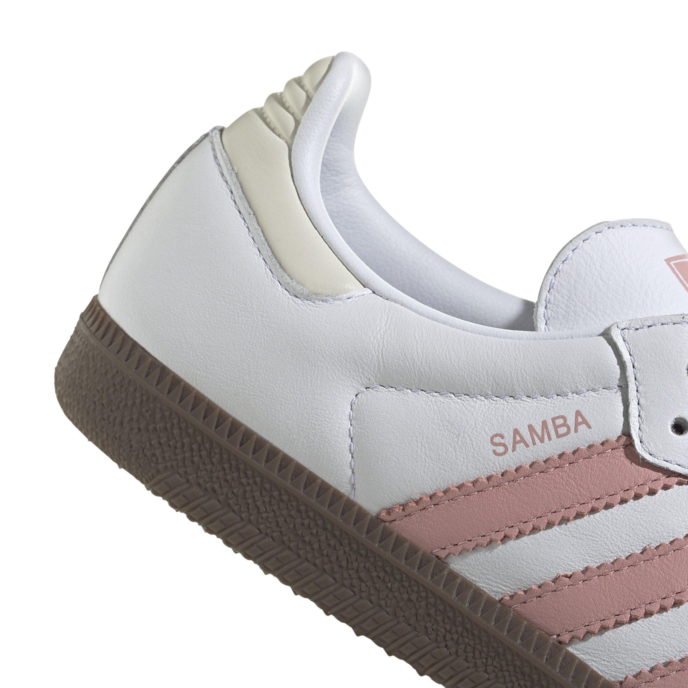 adidas Originals Samba OG "Ftwr White/Wonder Mauve/Off White" Women's Shoe - WHITE/MAUVE/OFF WHITE Thumbnail View 7