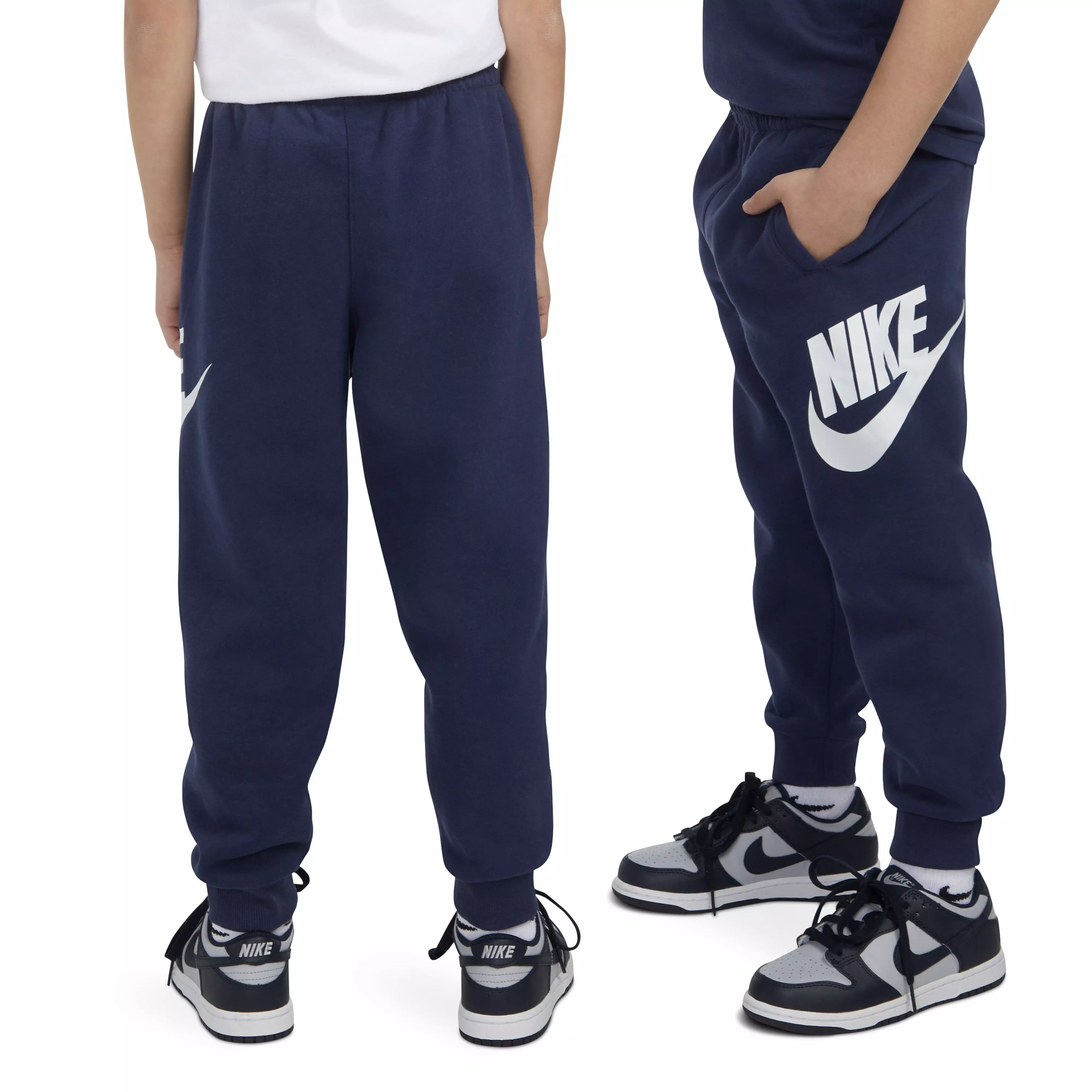 Nike Little Kids' Sportswear Club HBR Fleece Jogger Pants - Navy - NAVY