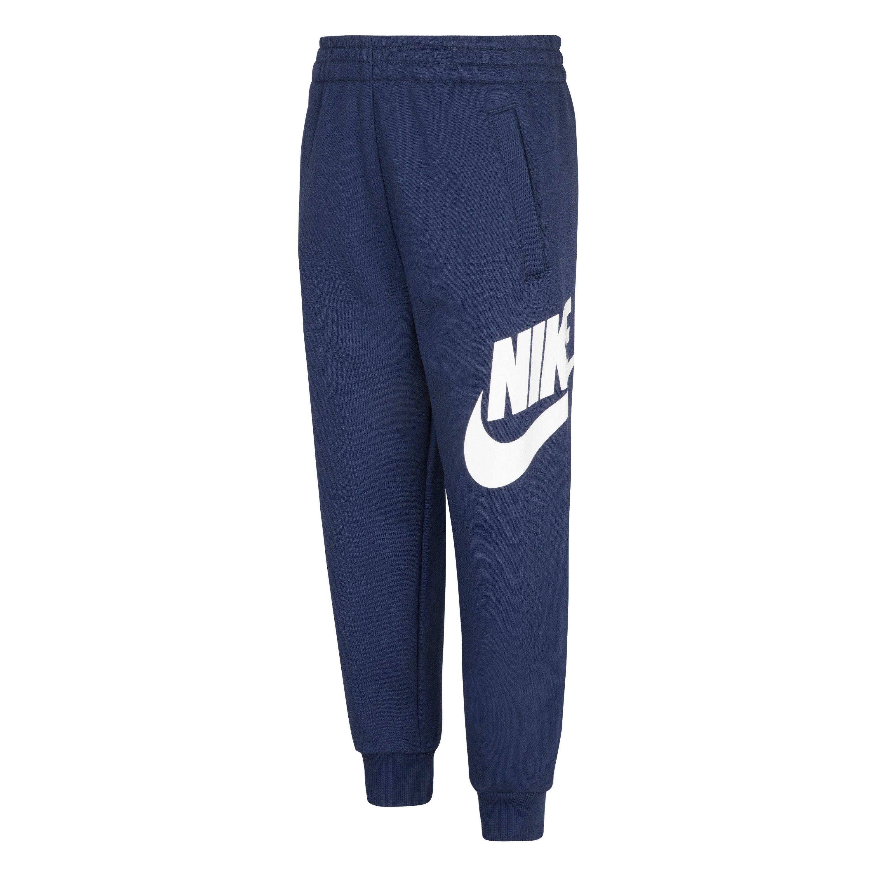 Nike Little Kids' Sportswear Club HBR Fleece Jogger Pants - Navy - NAVY Thumbnail View 5