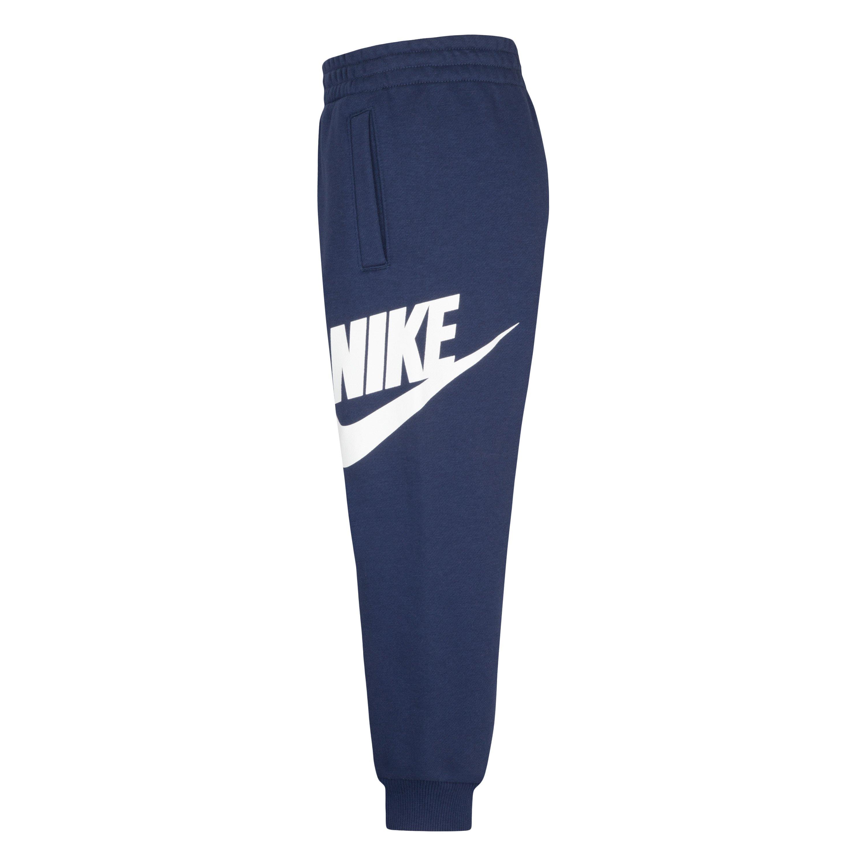 Nike Little Kids' Sportswear Club HBR Fleece Jogger Pants - Navy - NAVY Thumbnail View 6