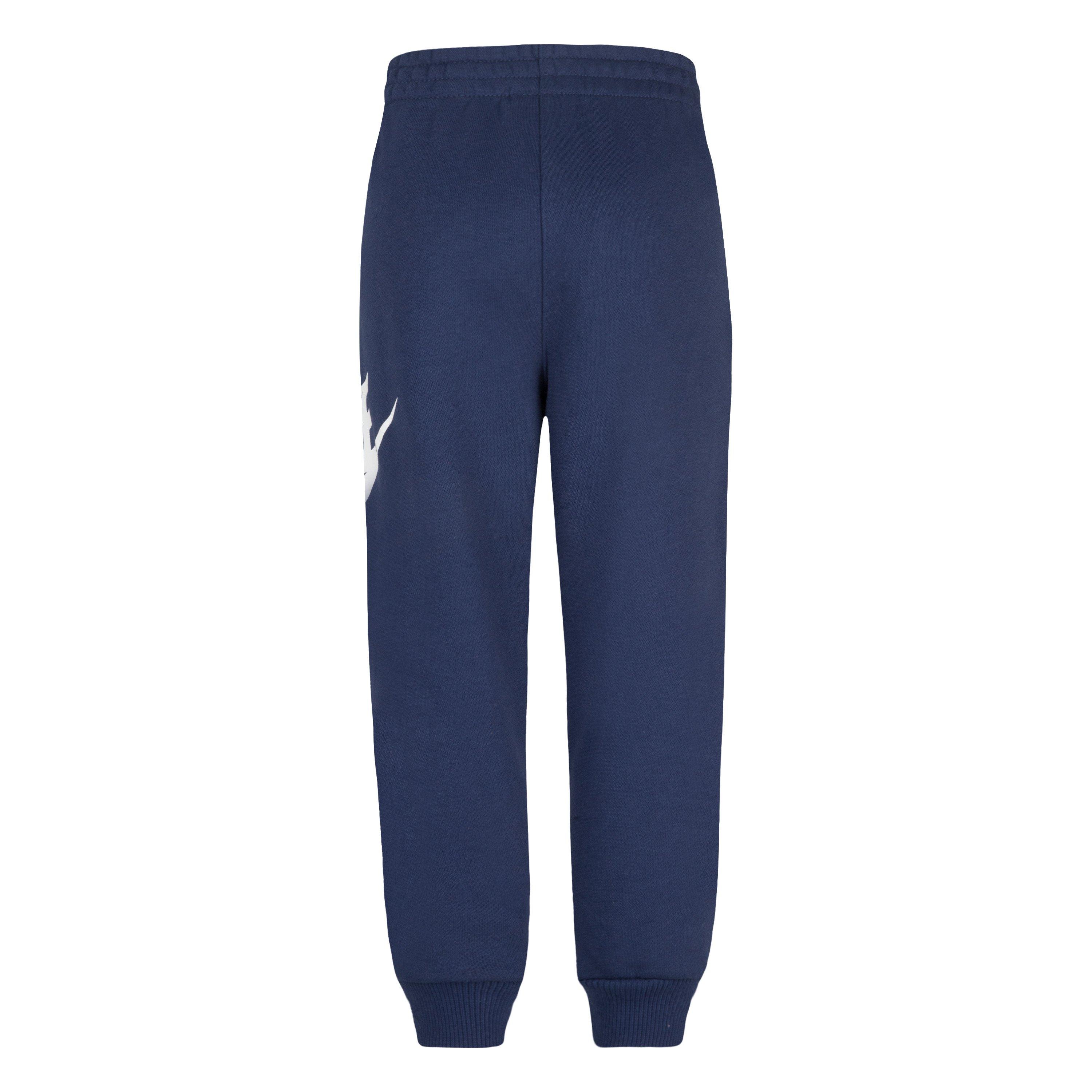 Nike Little Kids' Sportswear Club HBR Fleece Jogger Pants - Navy - NAVY Thumbnail View 8
