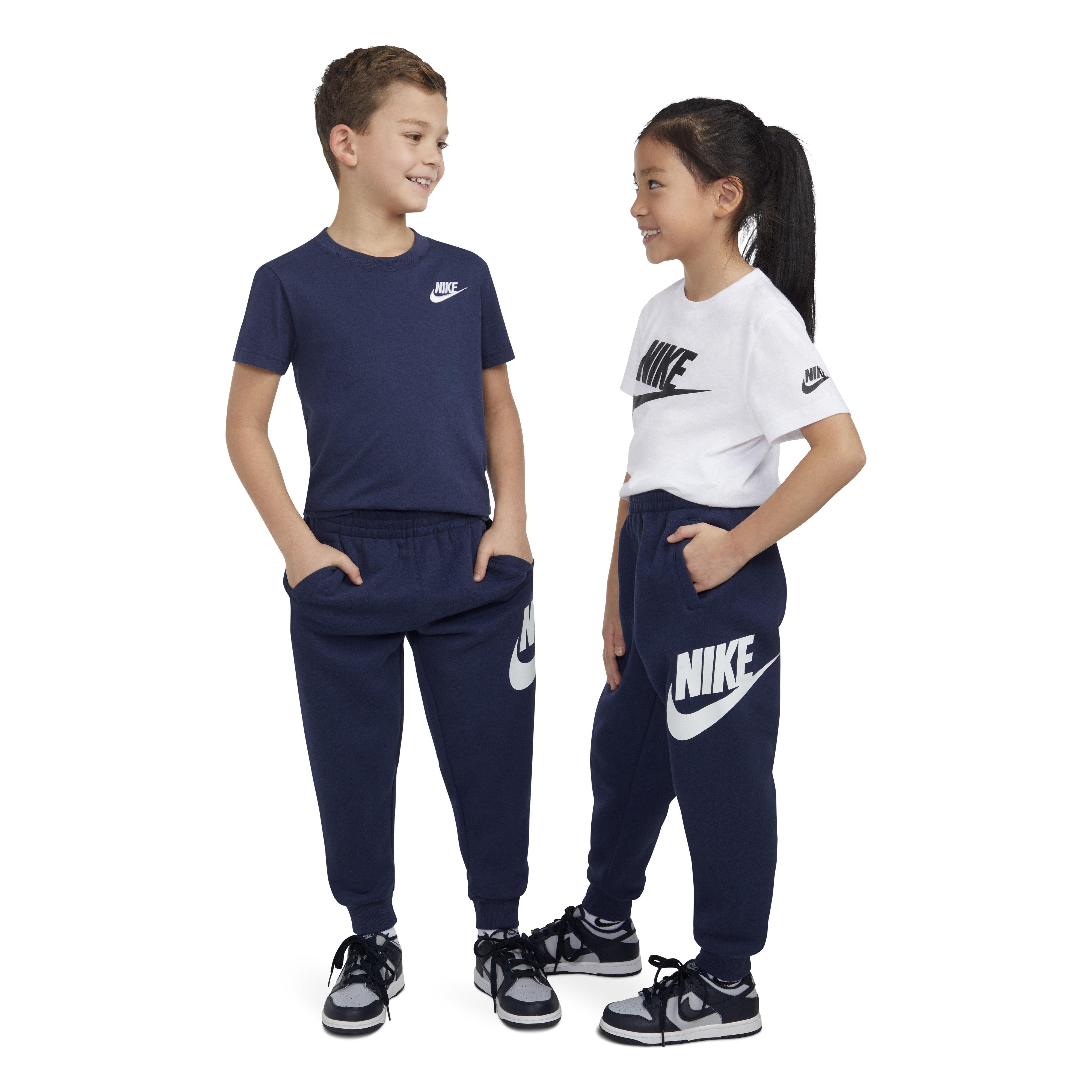Nike Little Kids' Sportswear Club HBR Fleece Jogger Pants - Navy - NAVY Thumbnail View 9