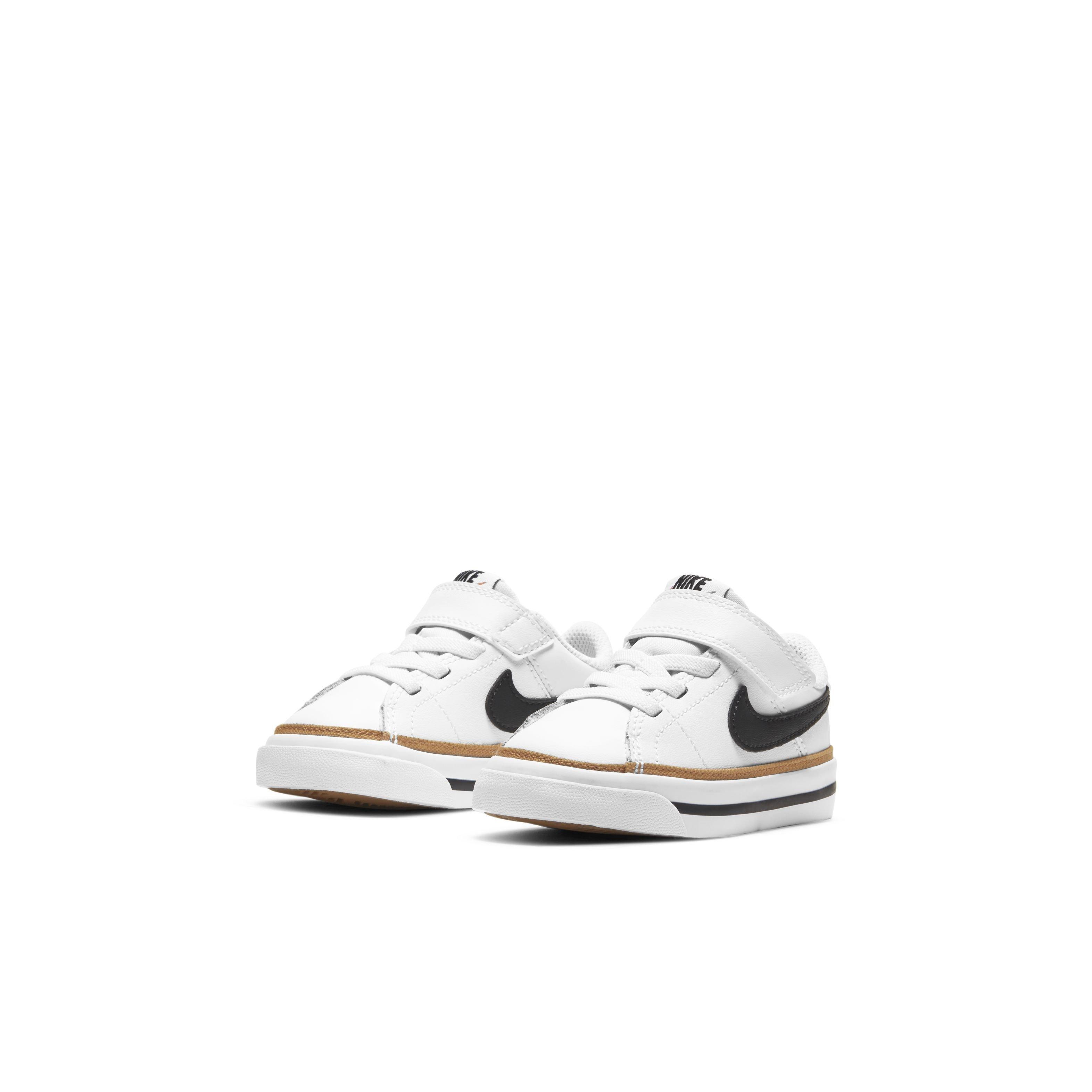 Nike Court Legacy White/Desert Ochre/Gum Light Brown/Black Toddler Boys'  Shoe - Hibbett